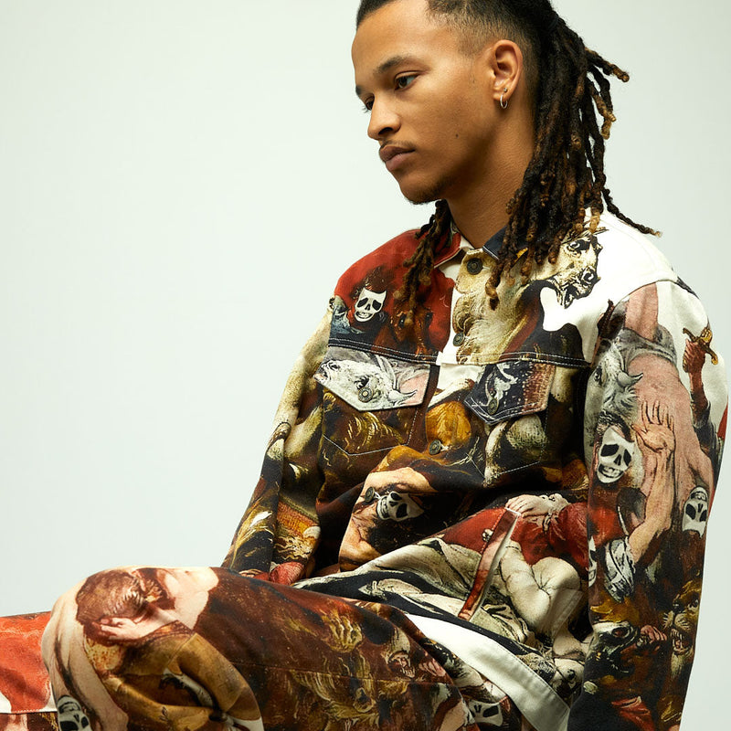 424 Brand Fashion Man in colorful Cloths