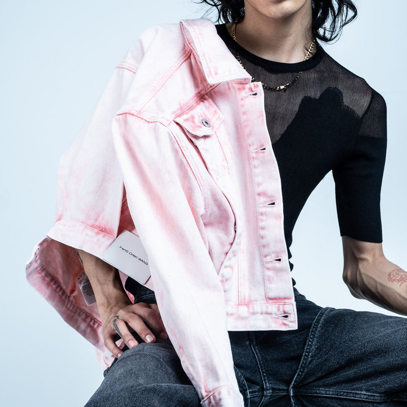 Feng Chen Wang Blog post Banner Man in Black wide Pants and tight Shirt