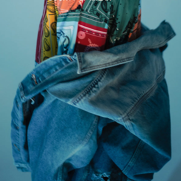 Marcelo Burlon County of Milan Brand Blog Post Banner Closeup of Patchwork Structures Shirt