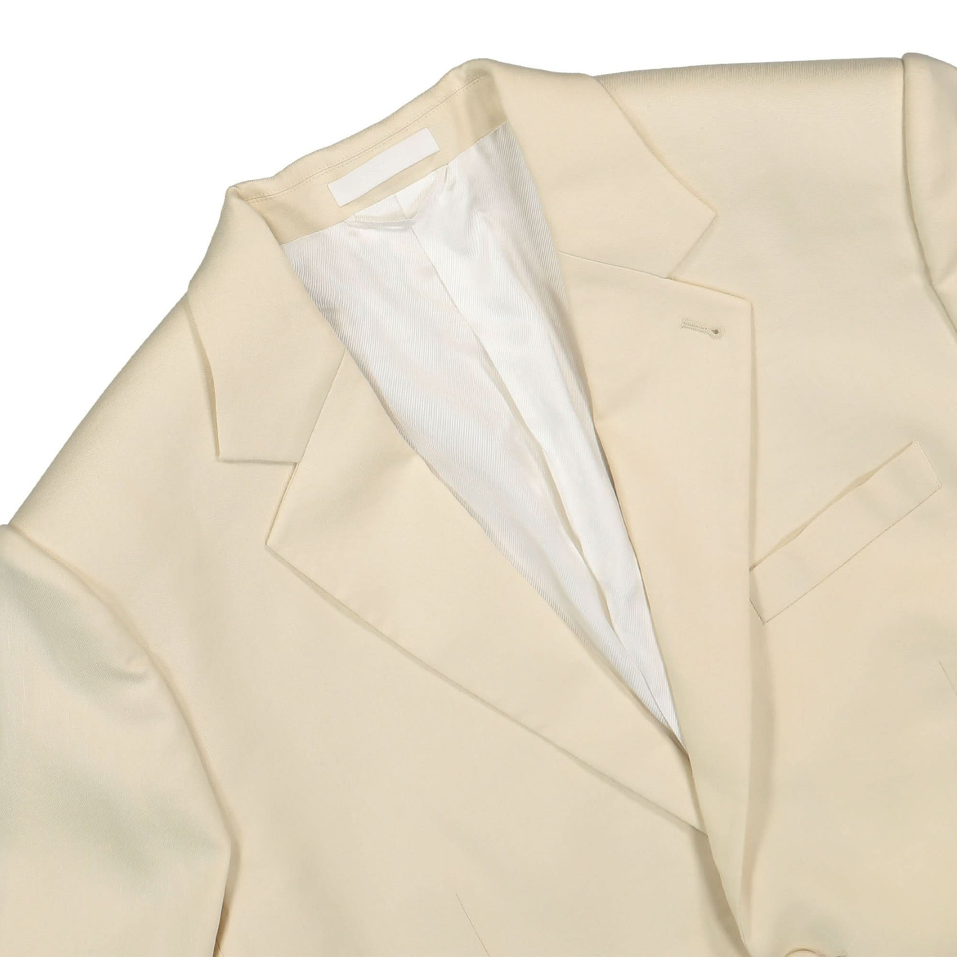 Helmut Lang Classic Blazer Beige Detail view 3 | Gate