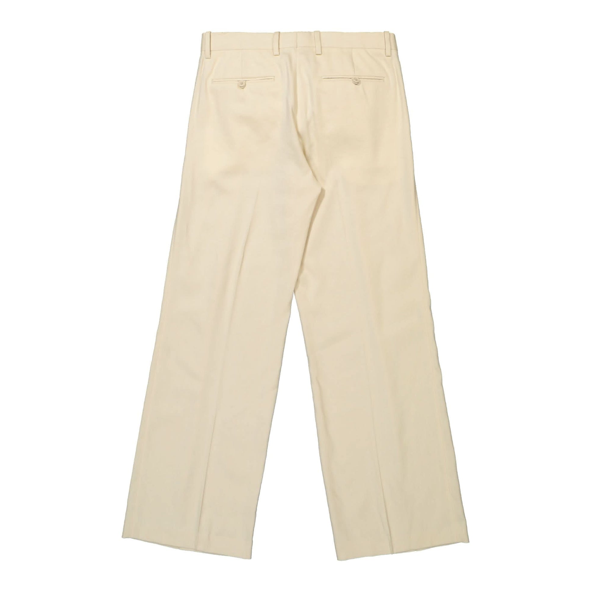 Helmut Lang Double Pleated Pant Beige Detail view 2 | Gate