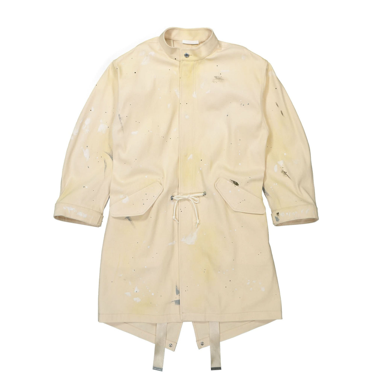 Helmut Lang Painted Parka Beige Detail view 1 | Gate