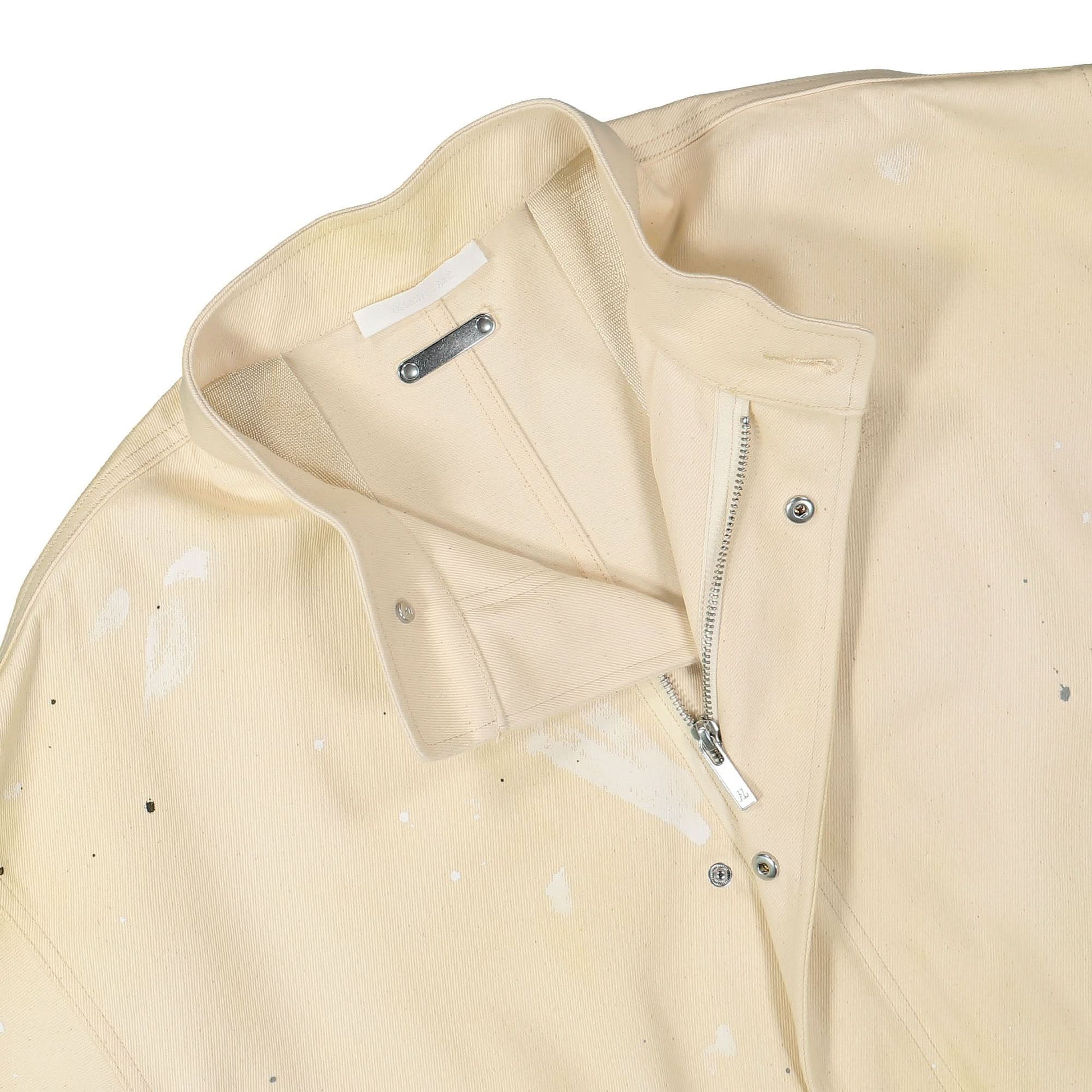 Helmut Lang Painted Parka Beige Detail view 3 | Gate