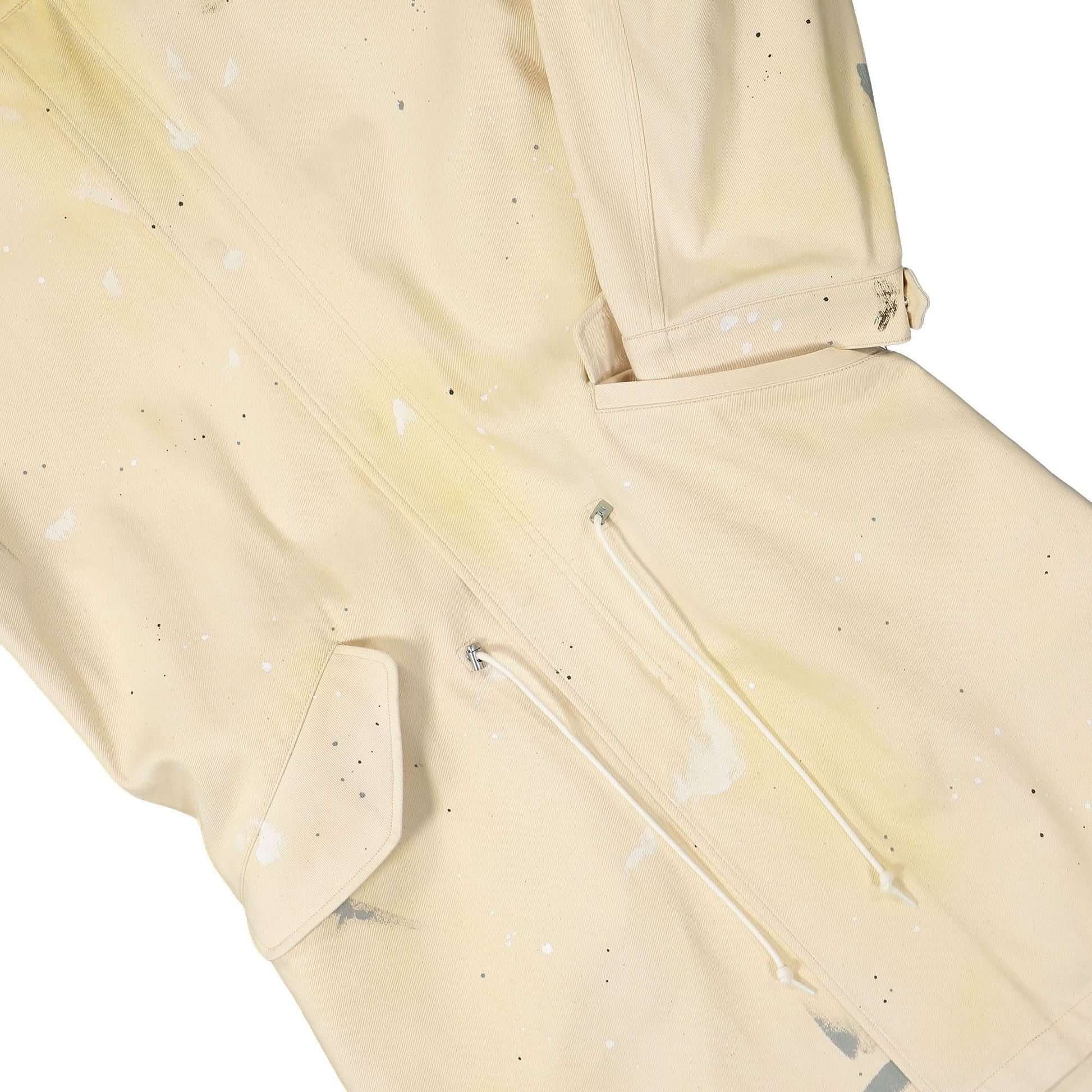 Helmut Lang Painted Parka Beige Detail view 4 | Gate