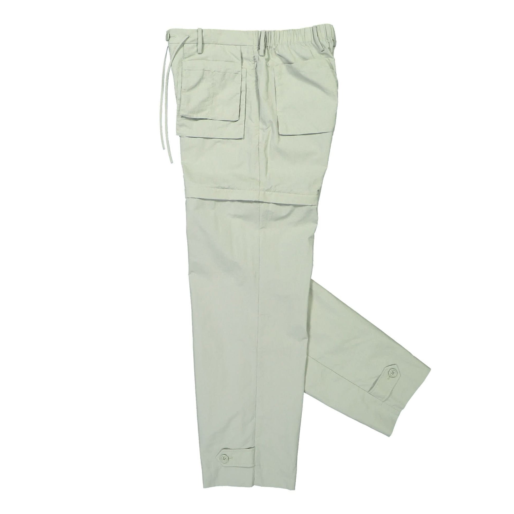 Helmut Lang Convertible Utility Pants Grey Detail view 4 | Gate