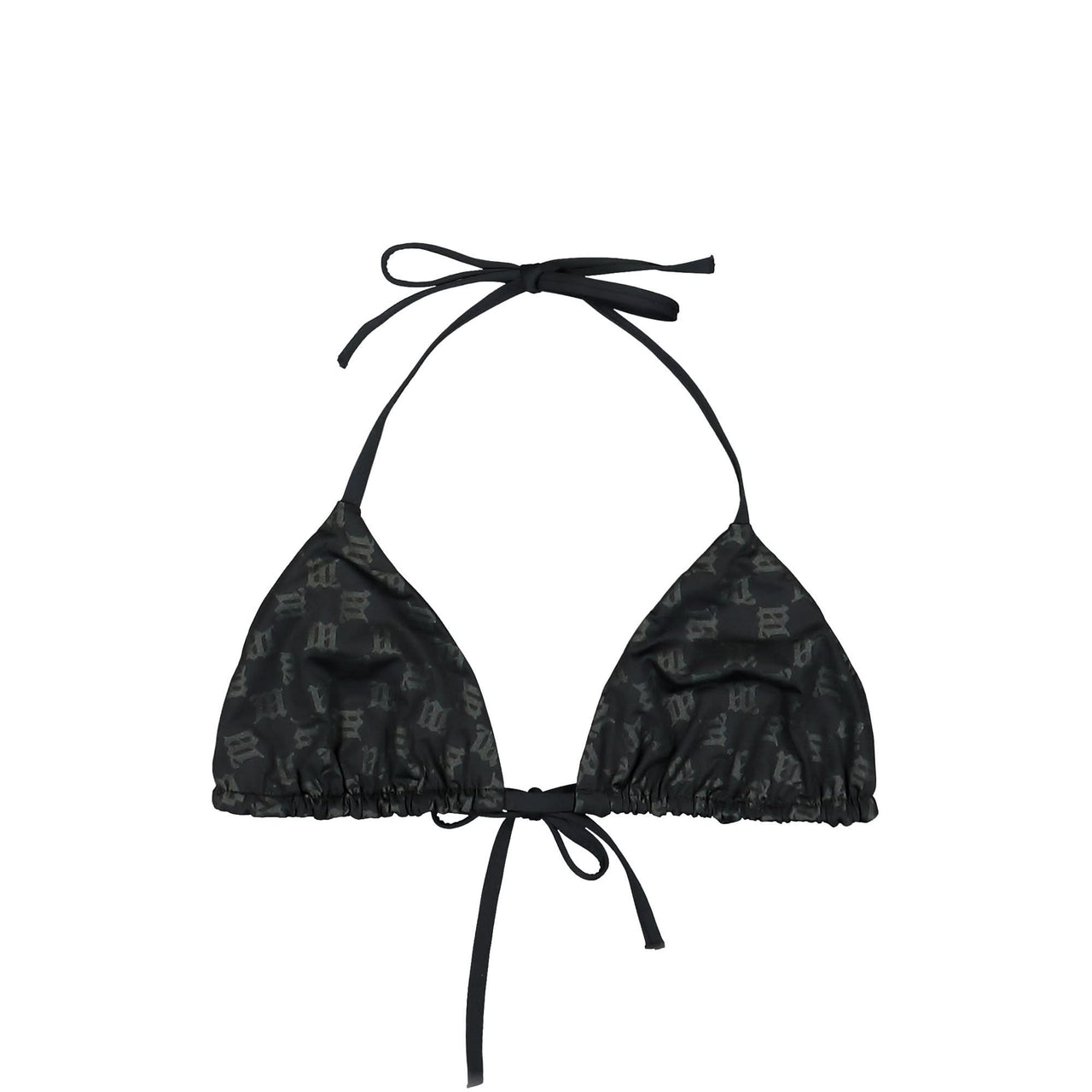 MISBHV Swim Monogram Bikini Bra Black Detail view 1 | Gate