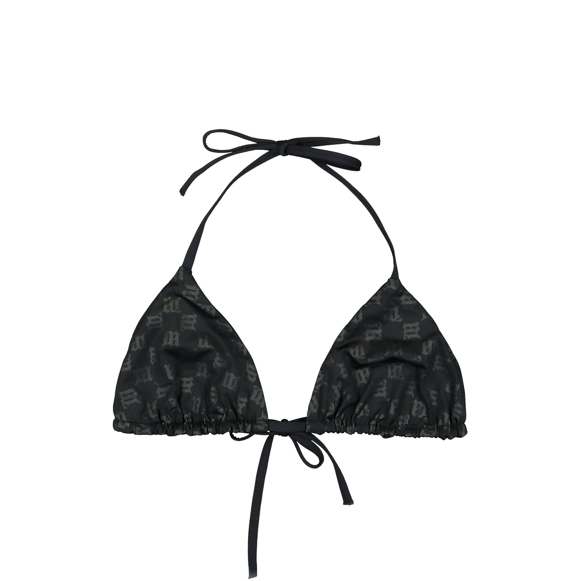 MISBHV Swim Monogram Bikini Bra Black Detail view 1 | Gate