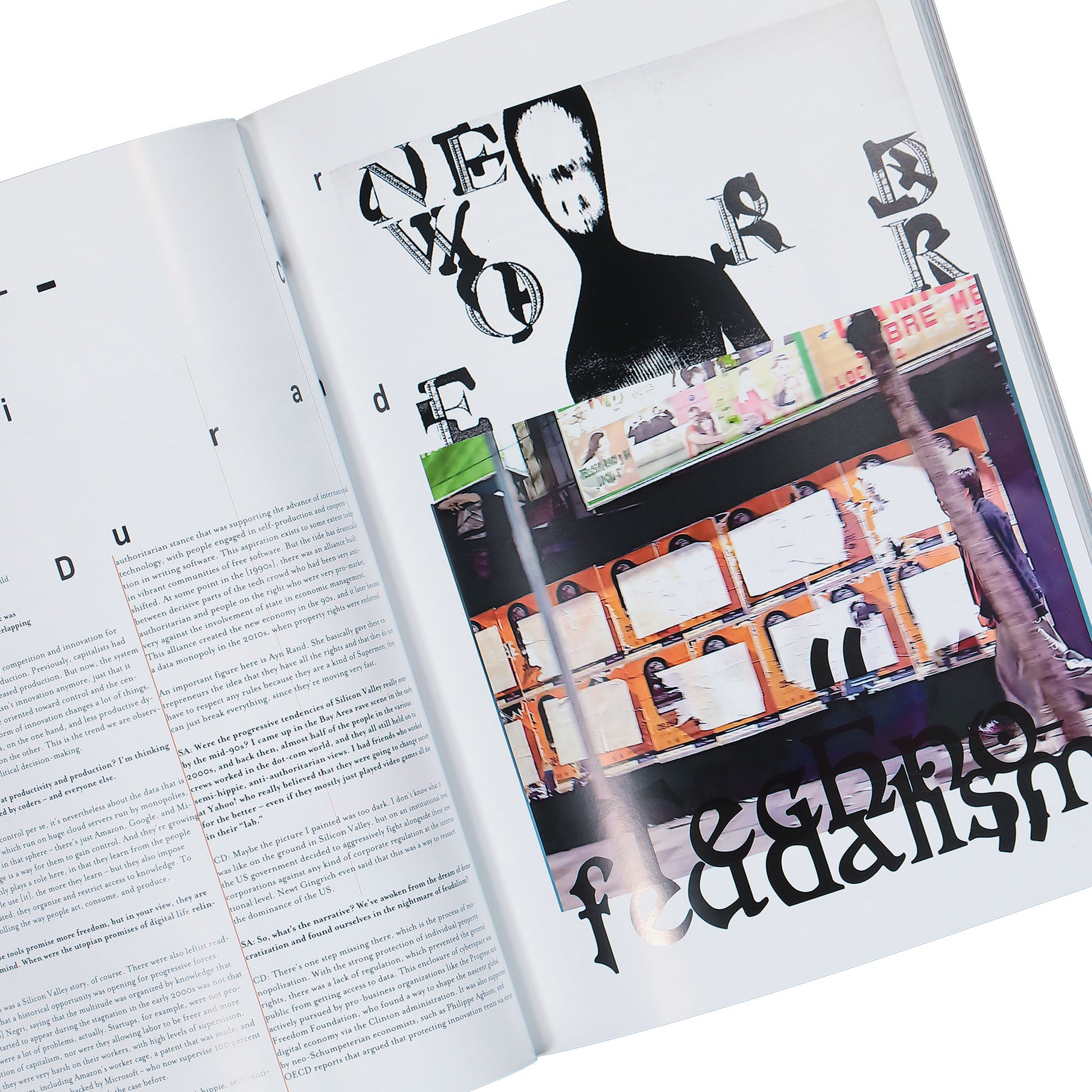032c Magazine 47th Issue - Techno Feudalism - Summer 2025 - 2Hollis Cover Multicolor Magazine 032C47TH2HC Detail View 3 | GATE