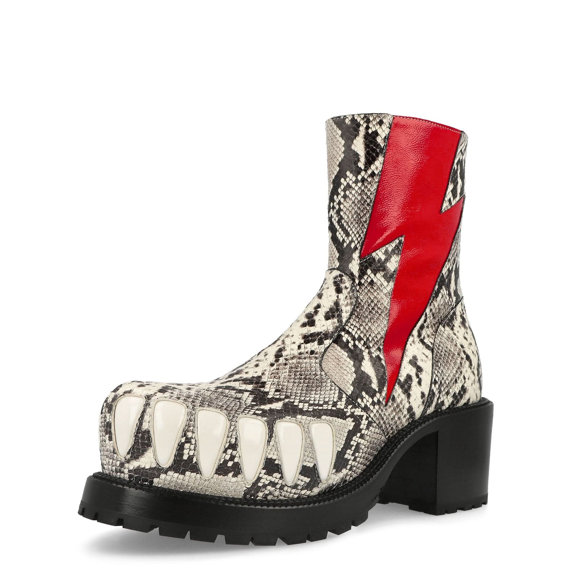 Walter Van Beirendonck Hyper Glam Boots Grey Boots Detail view 4 | Gate