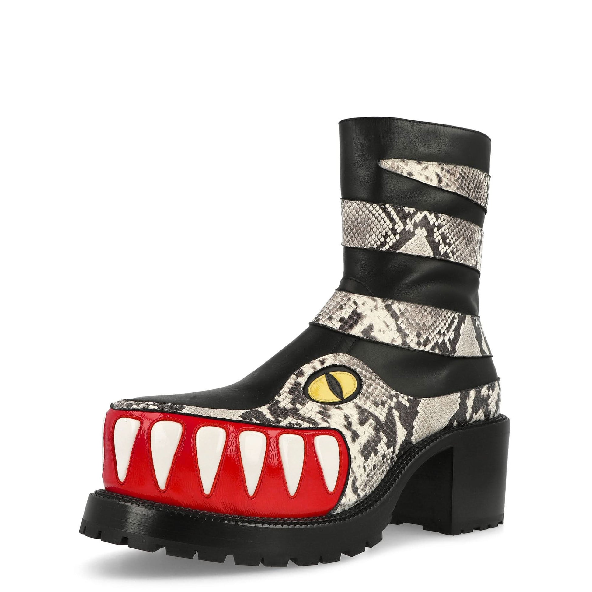 Walter Van Beirendonck Viper Boots Black Boots Detail view 4 | Gate