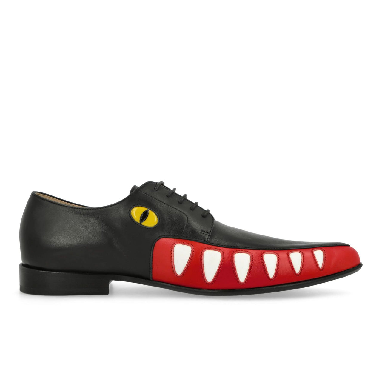 Walter Van Beirendonck Crocodile Shoes Black Lace Ups Detail view 1 | Gate