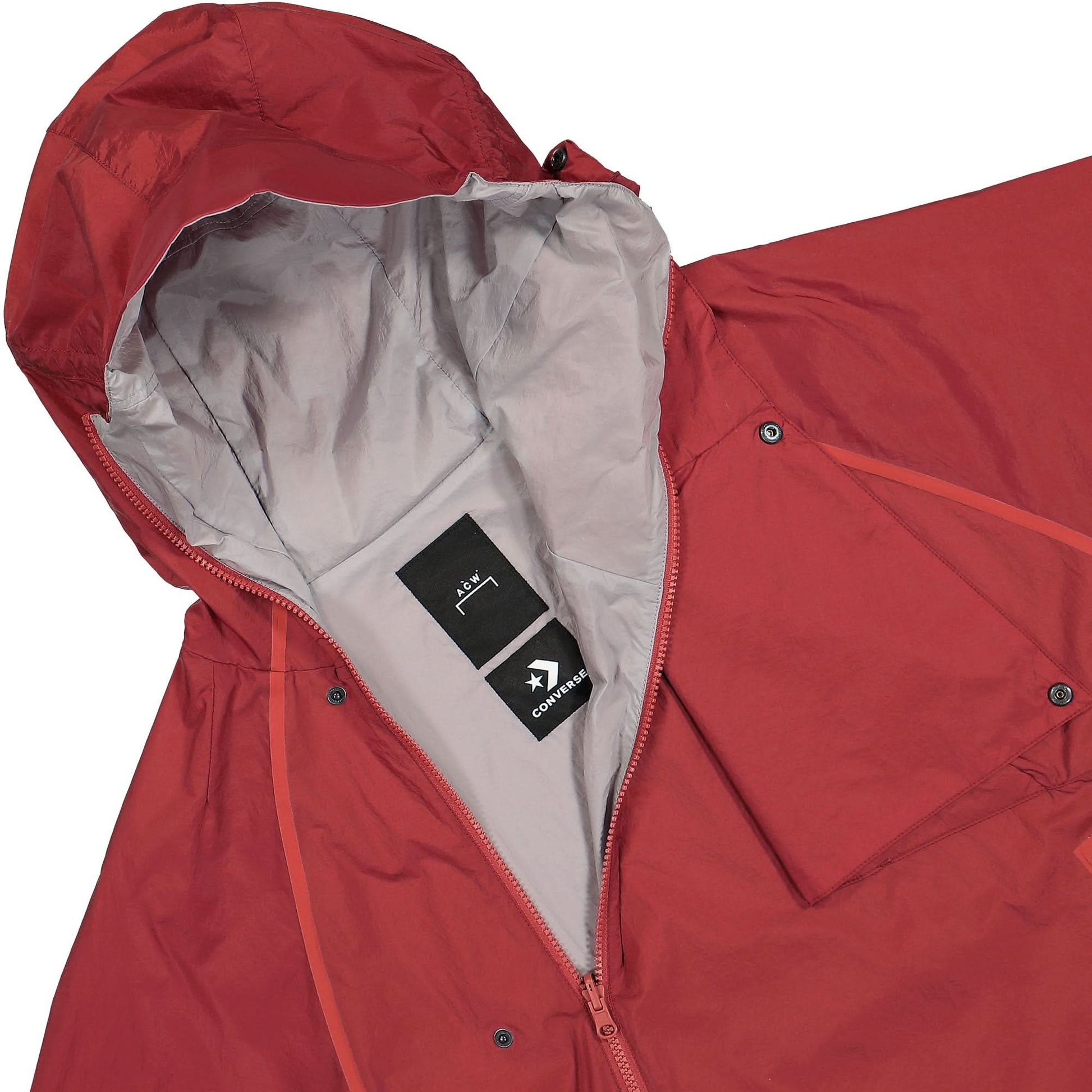 A COLD WALL Wind Jacket Red,Grey Detail view 6 | Gate