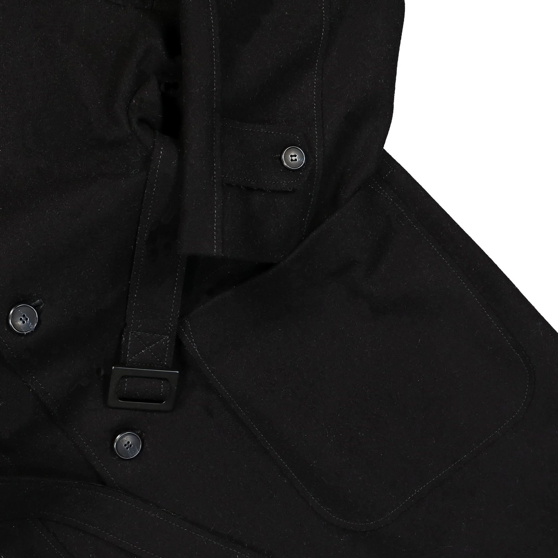 Walter Van Beirendonck Tunnel Caban Black Detail view 4 | Gate