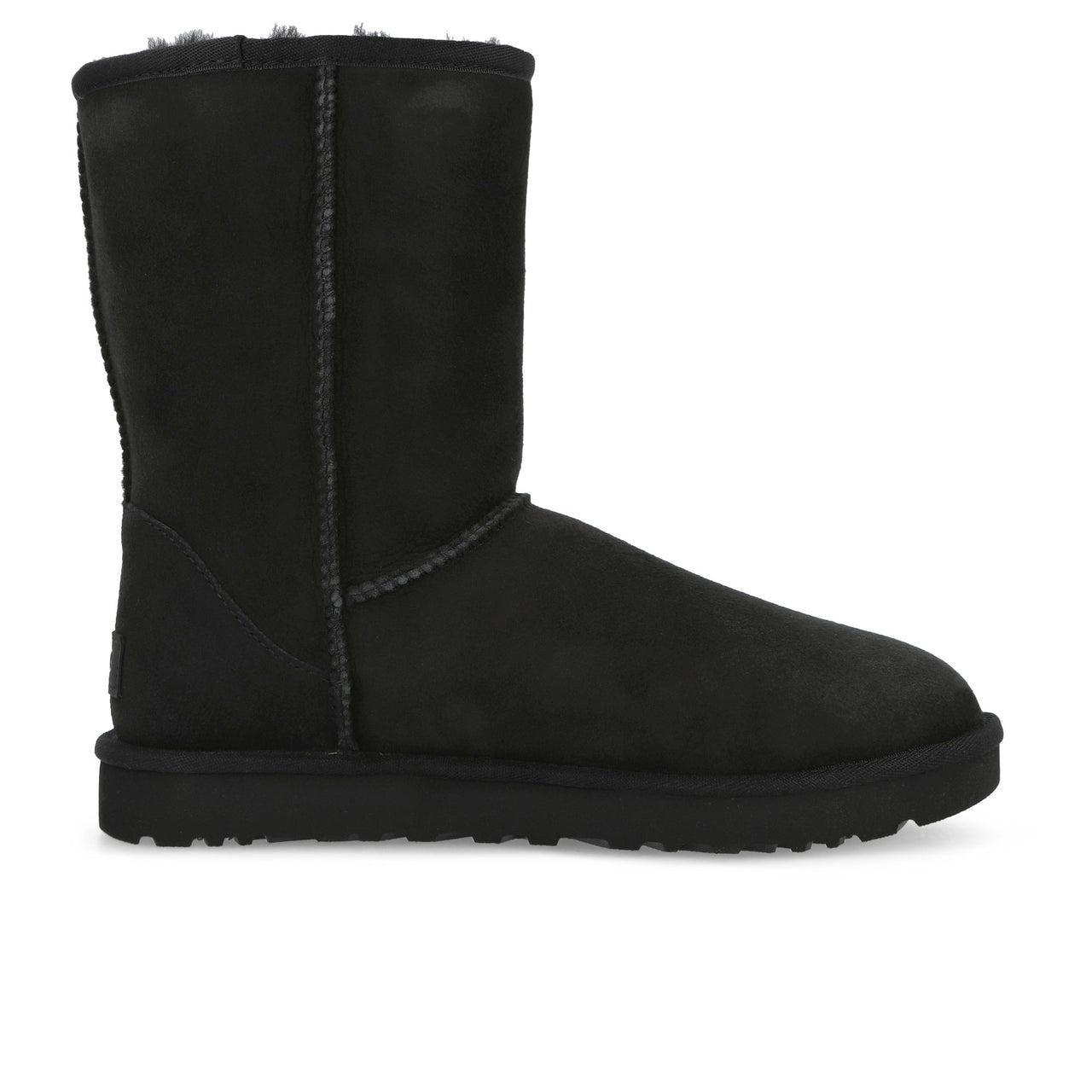 UGG W Classic Short II Black Boots 1016223-BLK Detail View 1 | GATE