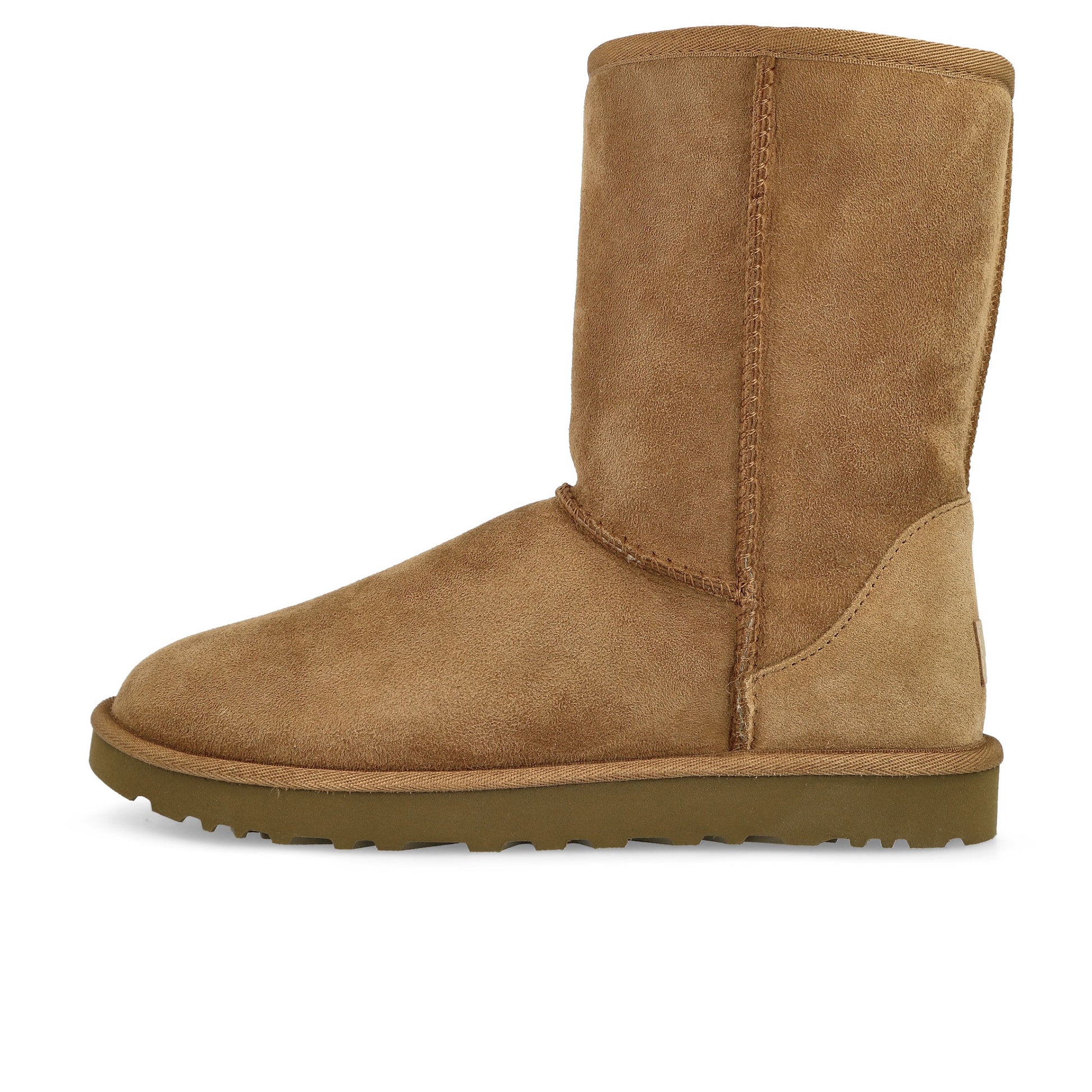 UGG W Classic Short II Chestnut Boots 1016223-CHE Detail View 1 | GATE