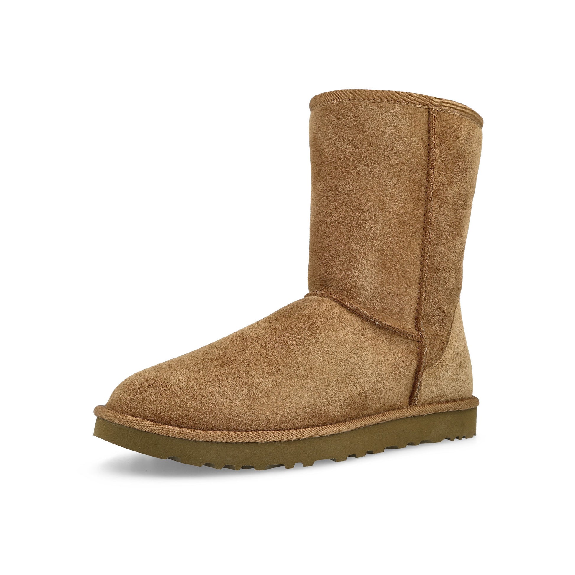 UGG W Classic Short II Chestnut Boots 1016223-CHE Detail View 4 | GATE