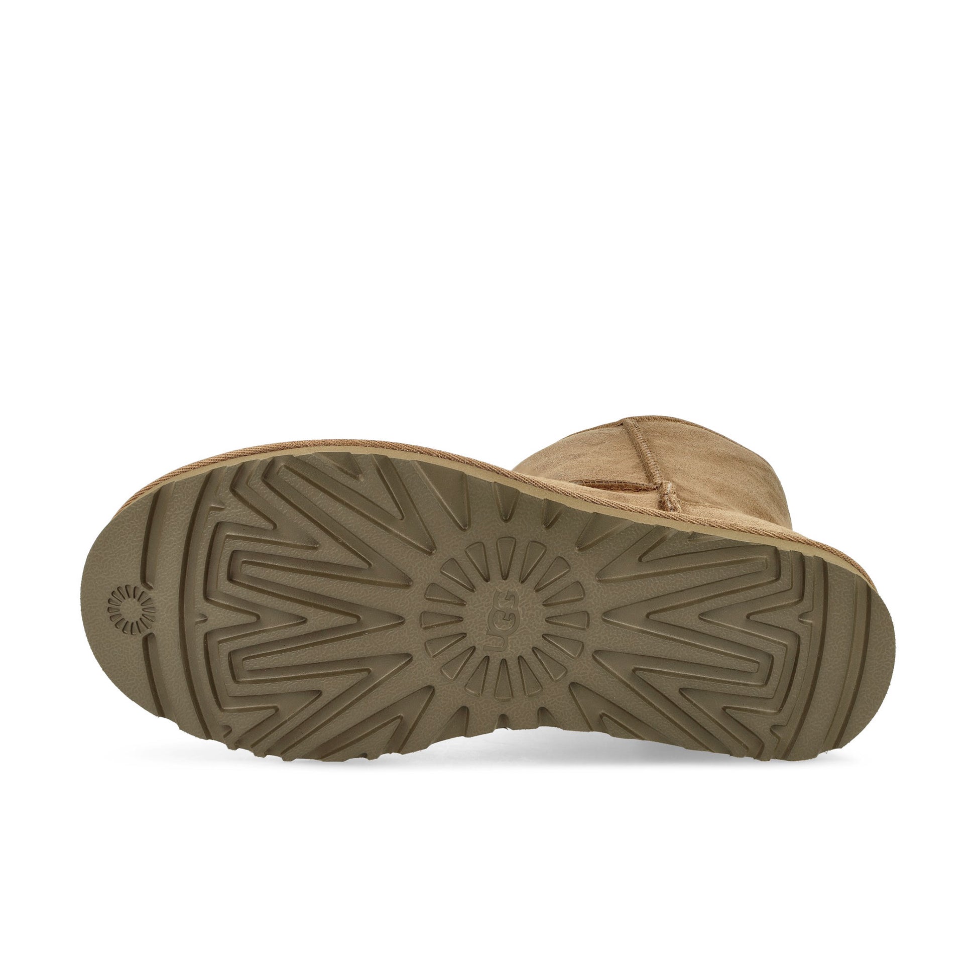 UGG W Classic Short II Chestnut Boots 1016223-CHE Detail View 6 | GATE