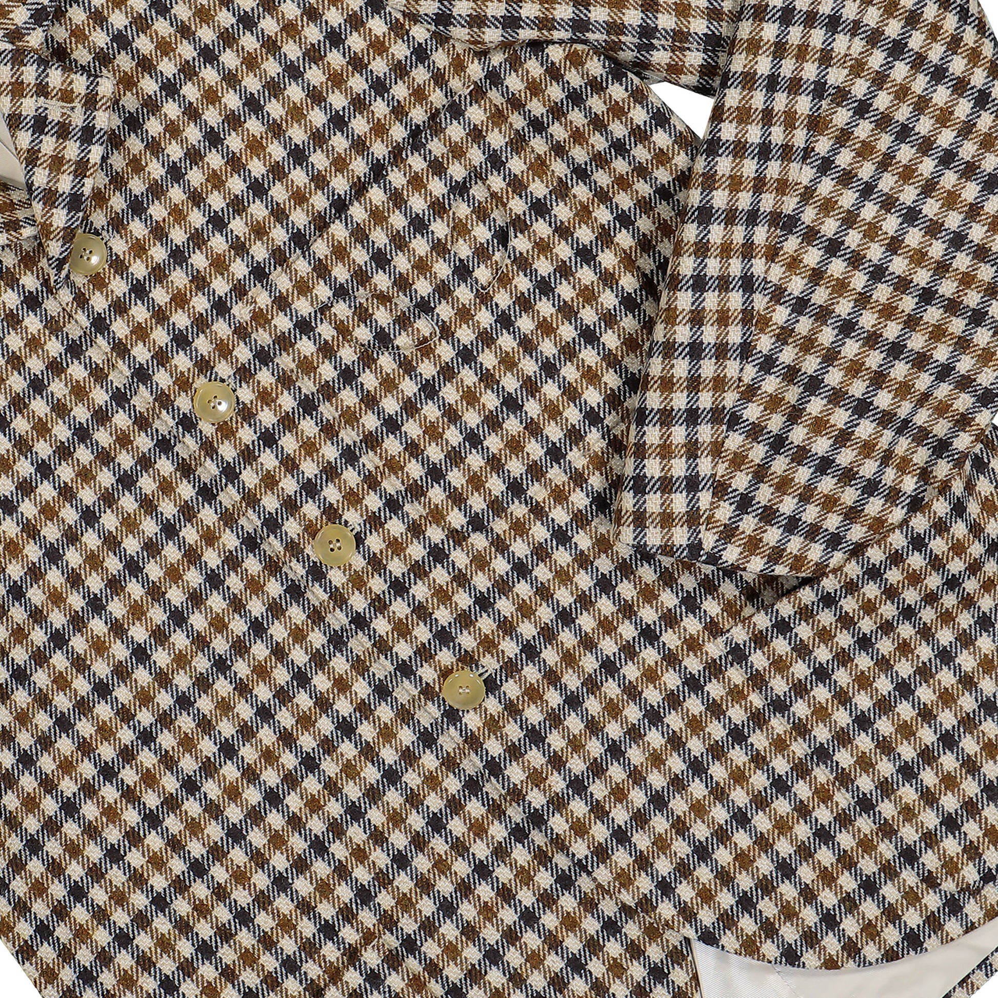 Walter Van Beirendonck Boxy Blazer CC15 Brown Jackets 1018 Detail View 4 | GATE