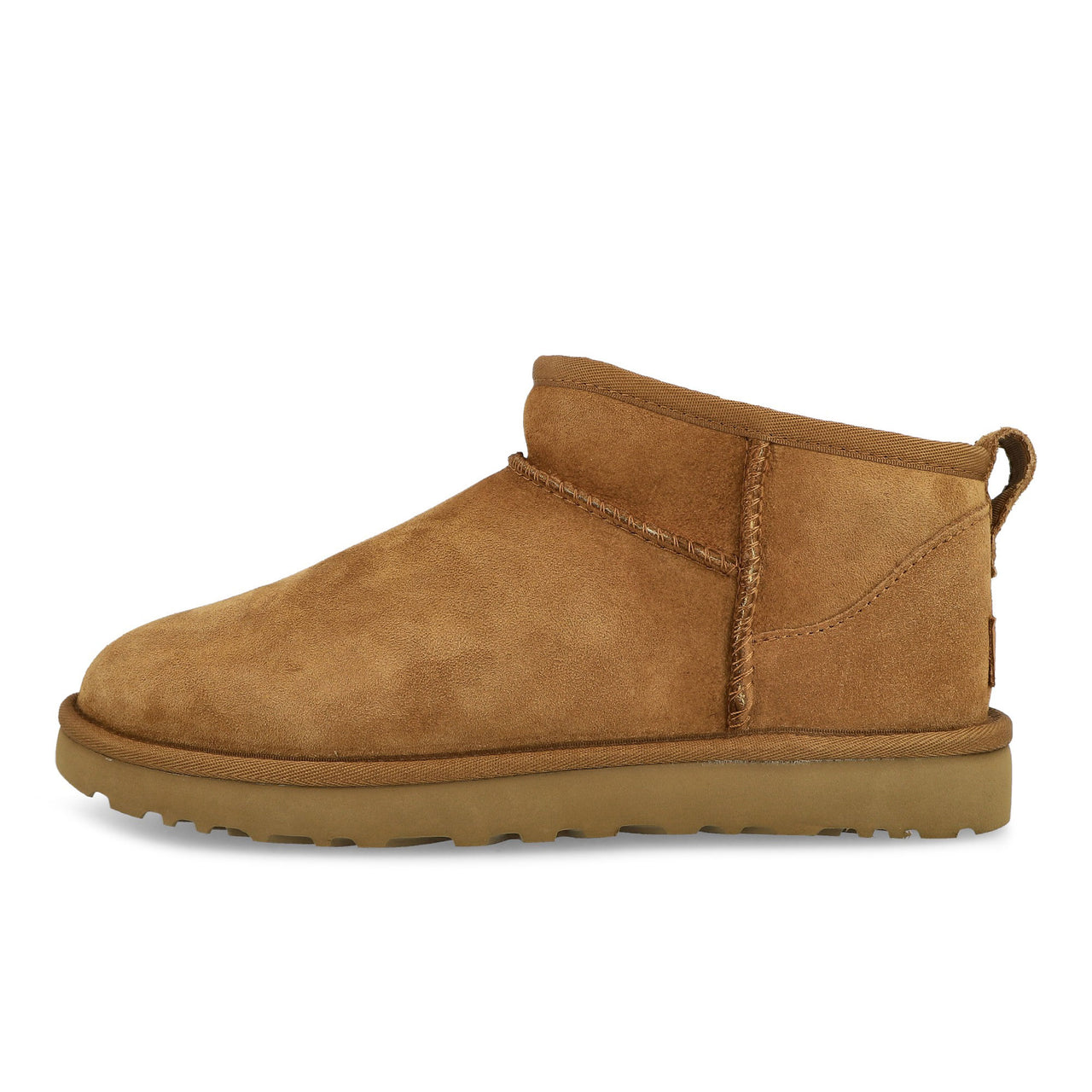 UGG W Classic Ultra Mini Chestnut Boots 1116109-CHE Detail View 1 | GATE