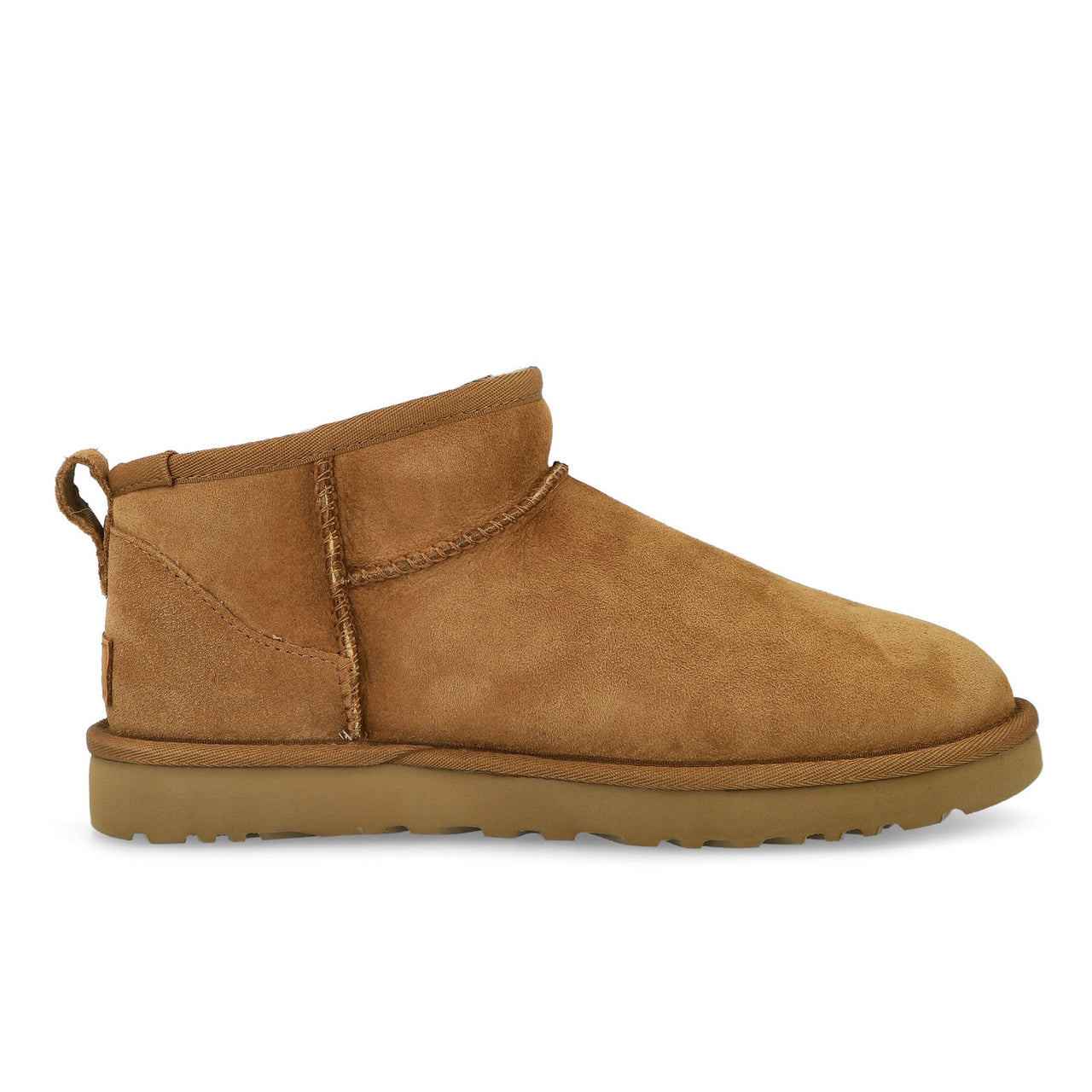 UGG W Classic Ultra Mini Chestnut Boots 1116109-CHE Detail View 1 | GATE