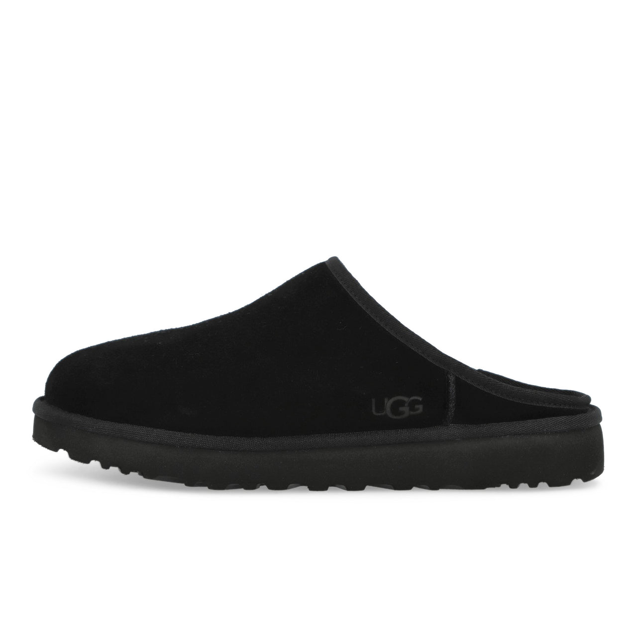UGG M Classic Slip-On Black Slides 1129290-BLK / Black Detail View 1 | GATE