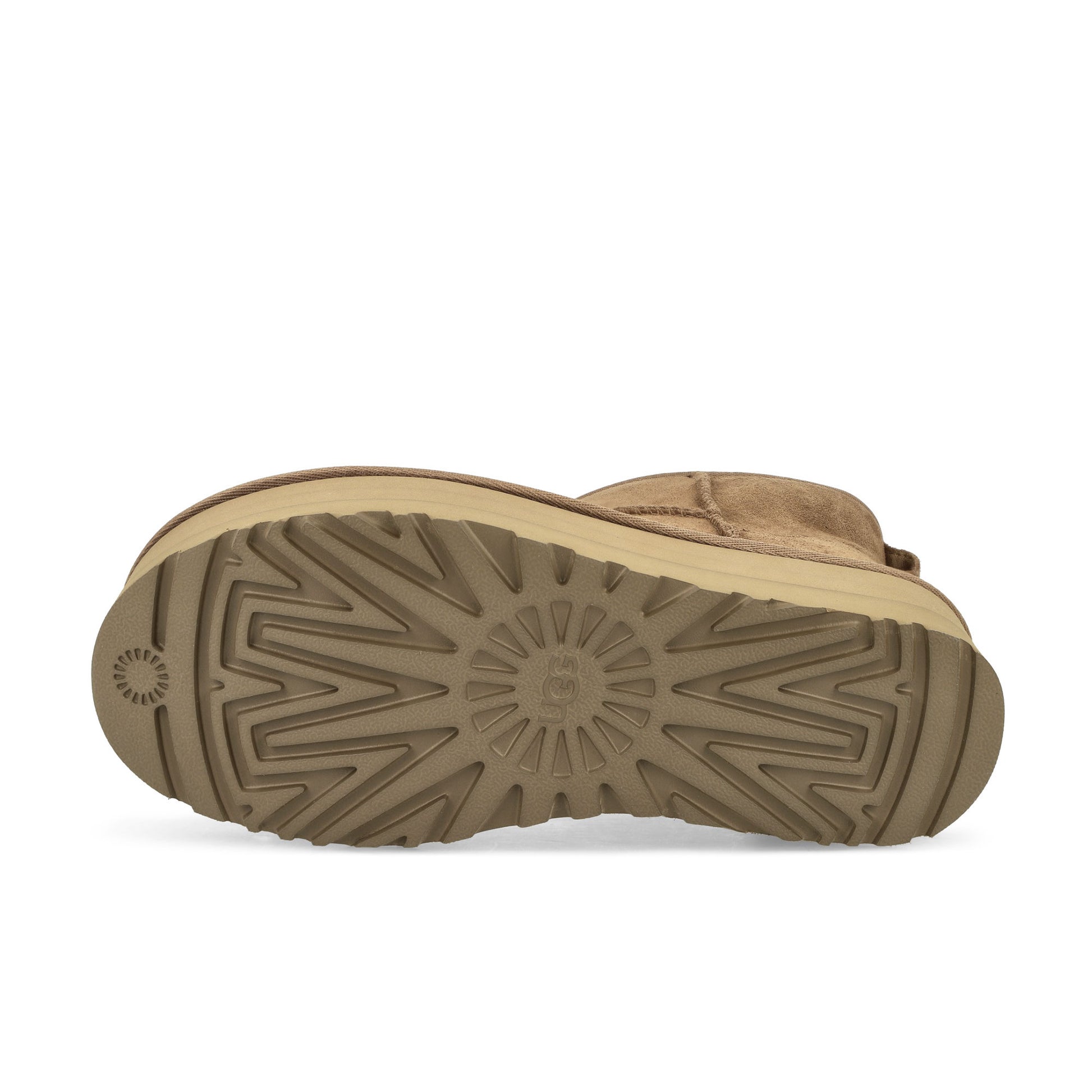 UGG W Classic Mini Platform Chestnut Boots 1134991-CHE / Chestnut Detail View 6 | GATE