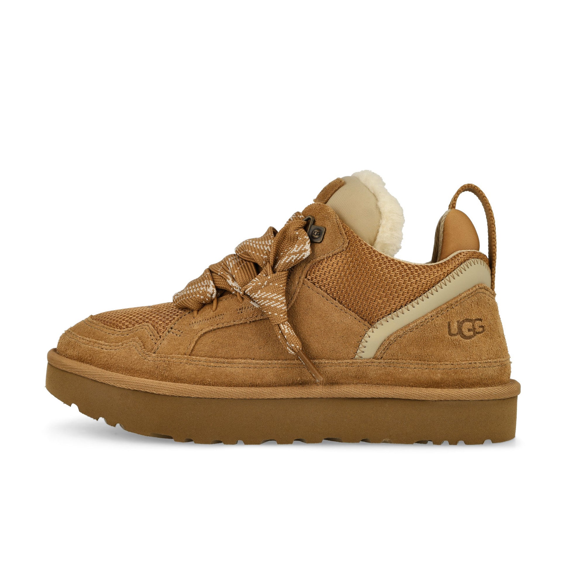 UGG W Lowmel Chestnut Sneaker 1144032-CHE / Chestnut Detail View 1 | GATE