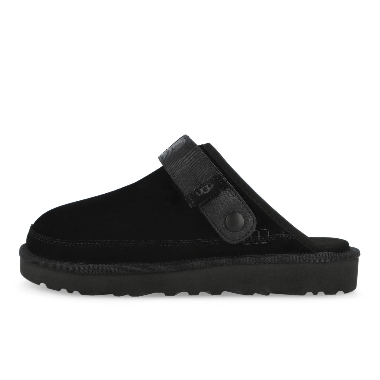 UGG M Goldencoast Clog II Black Slides 1166915-BLK / Blac Detail View 1 | GATE