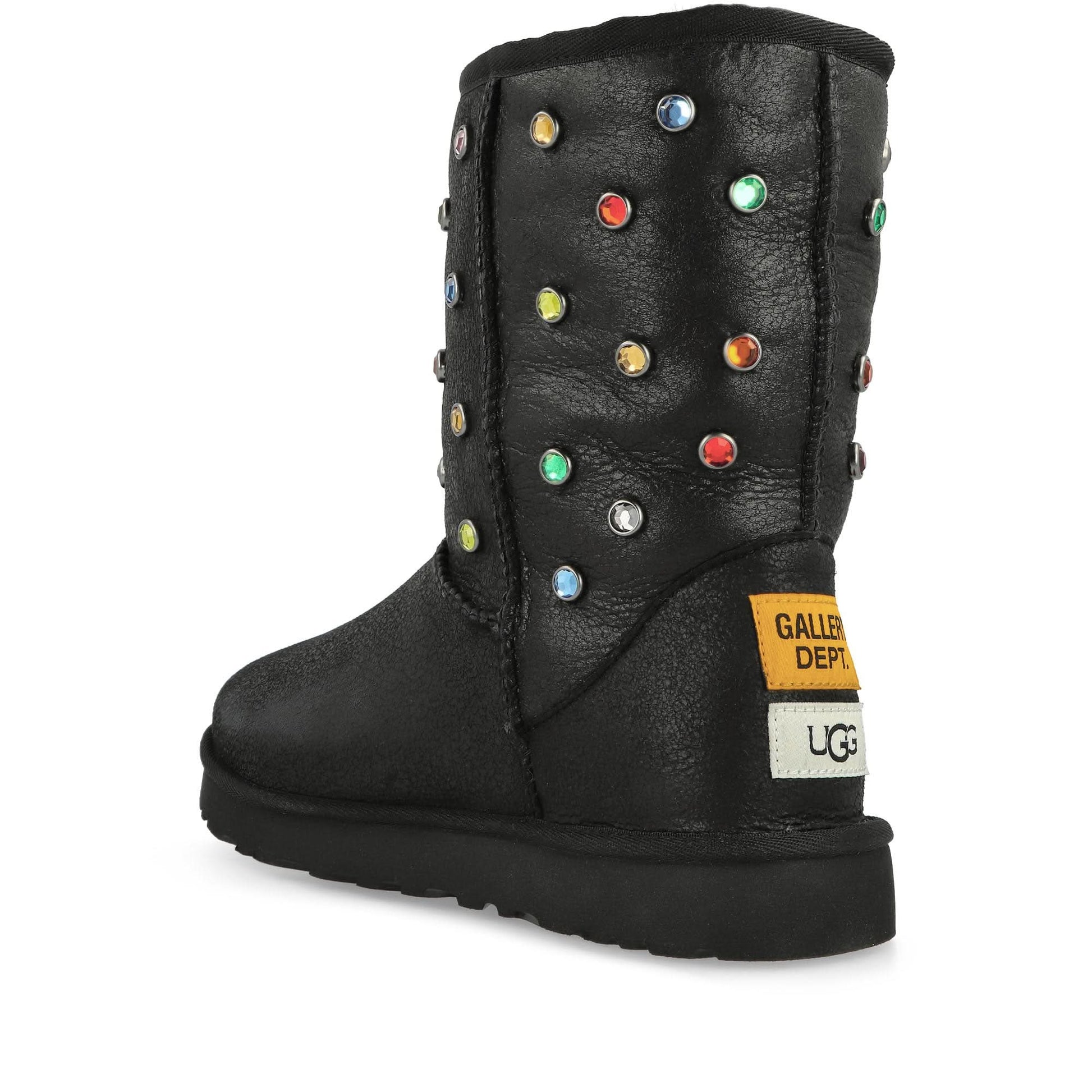 UGG Classic Short Black Boots Detail view 3 | Gate