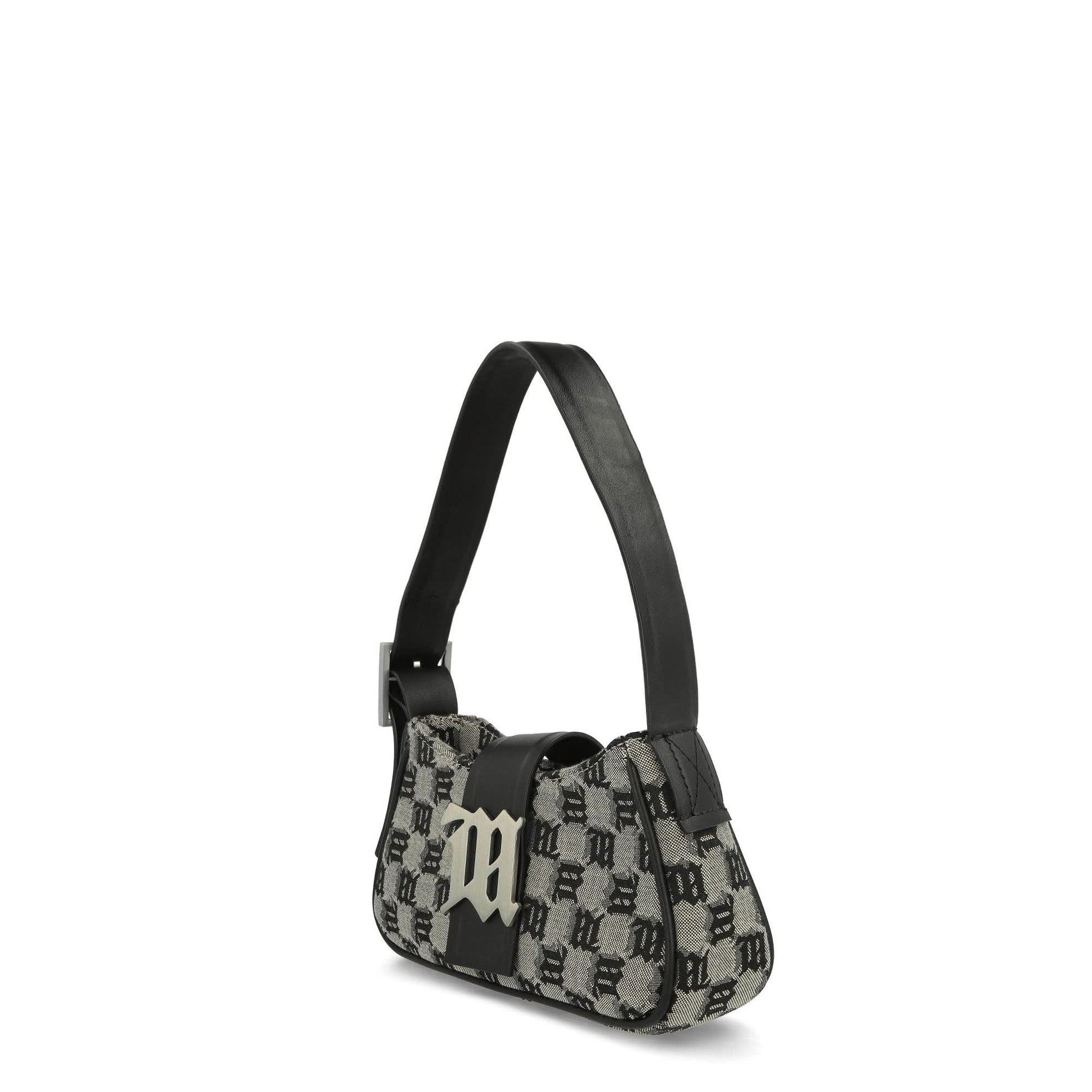 MISBHV Jacquard Monogram Shoulder Bag Mini Multicolor Detail view 2 | Gate