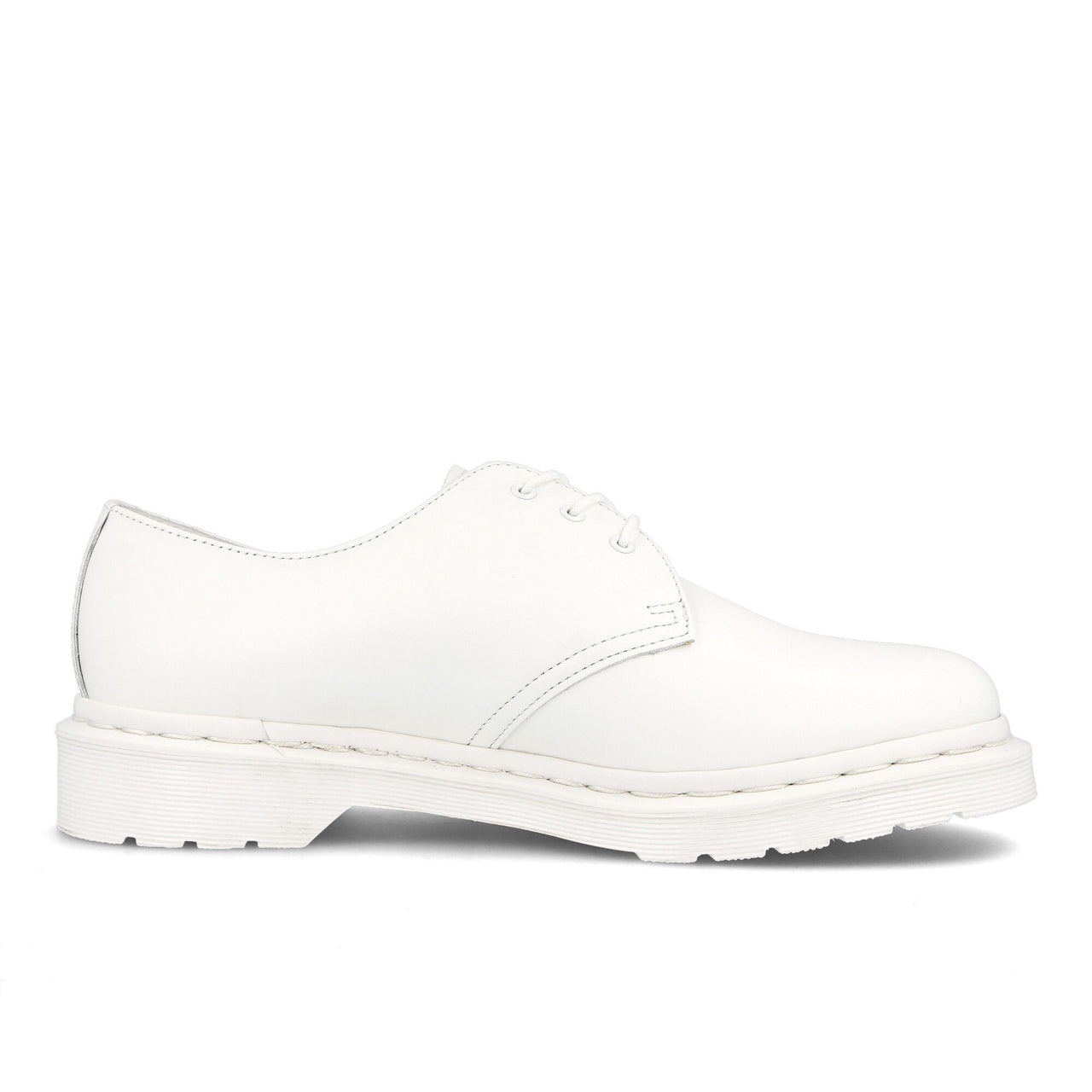 Dr. Martens 1461 Mono White Lace Ups 14346100 Detail View 1 | GATE