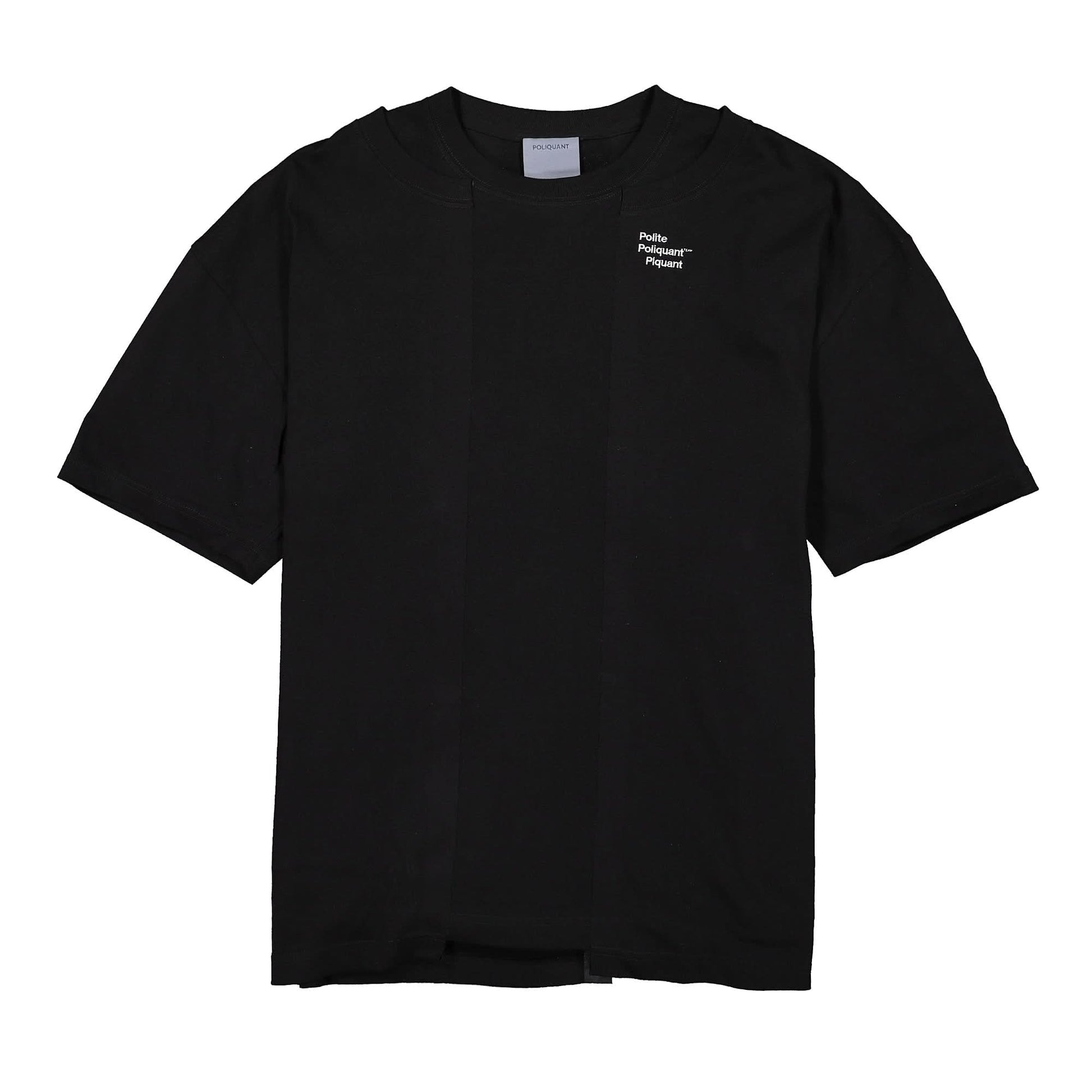 Poliquant S/S Tee Black Detail view 1 | Gate