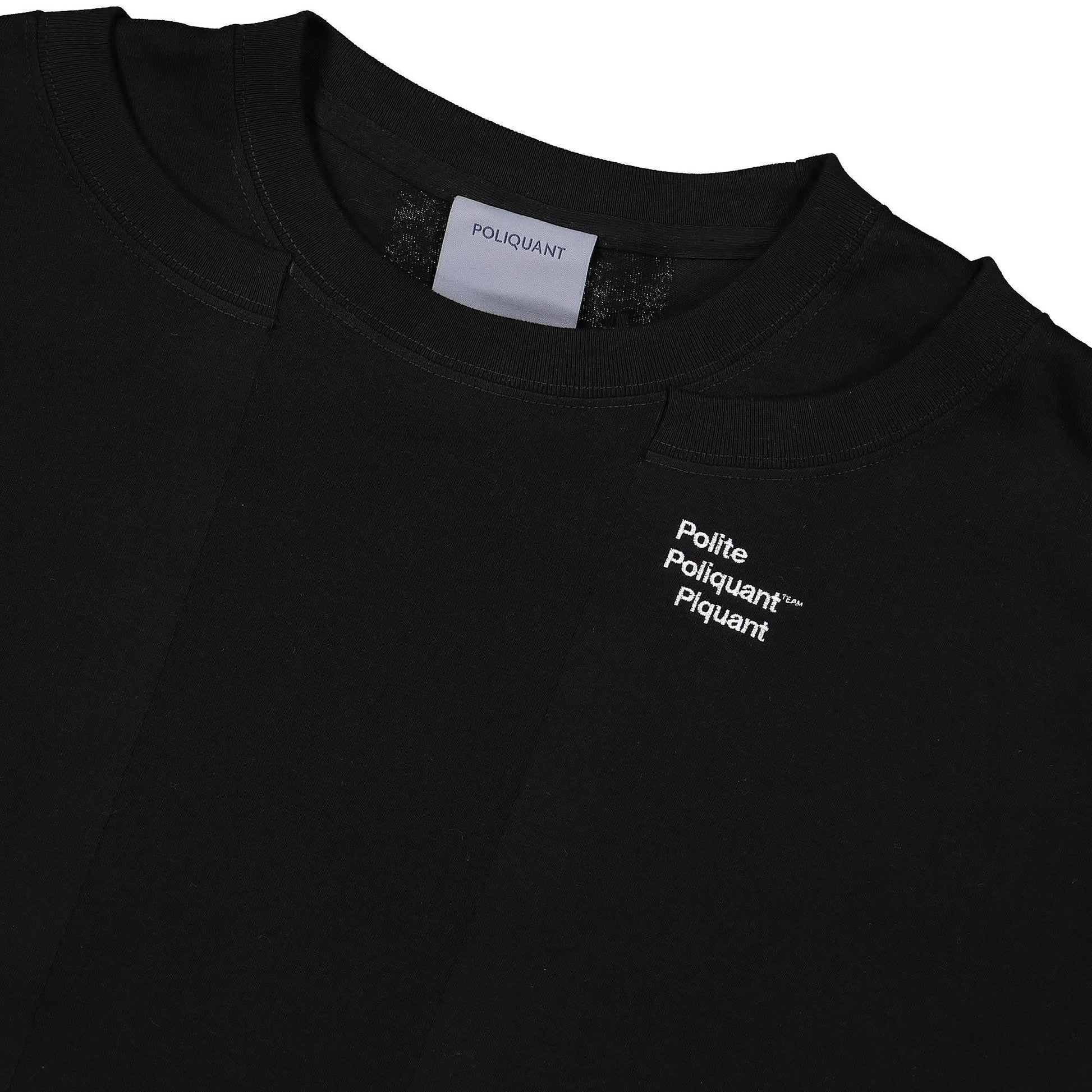Poliquant S/S Tee Black Detail view 3 | Gate