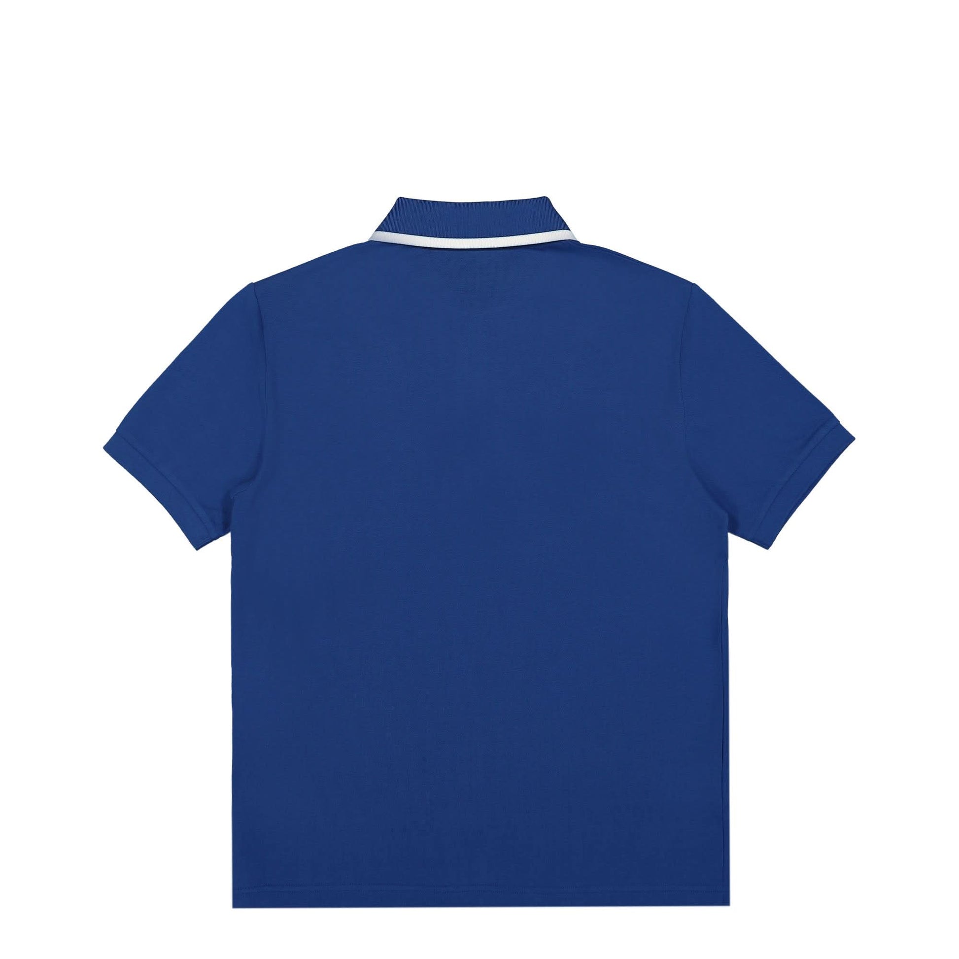 Fred Perry Half Zip Polo Shirt Blue Detail view 2 | Gate