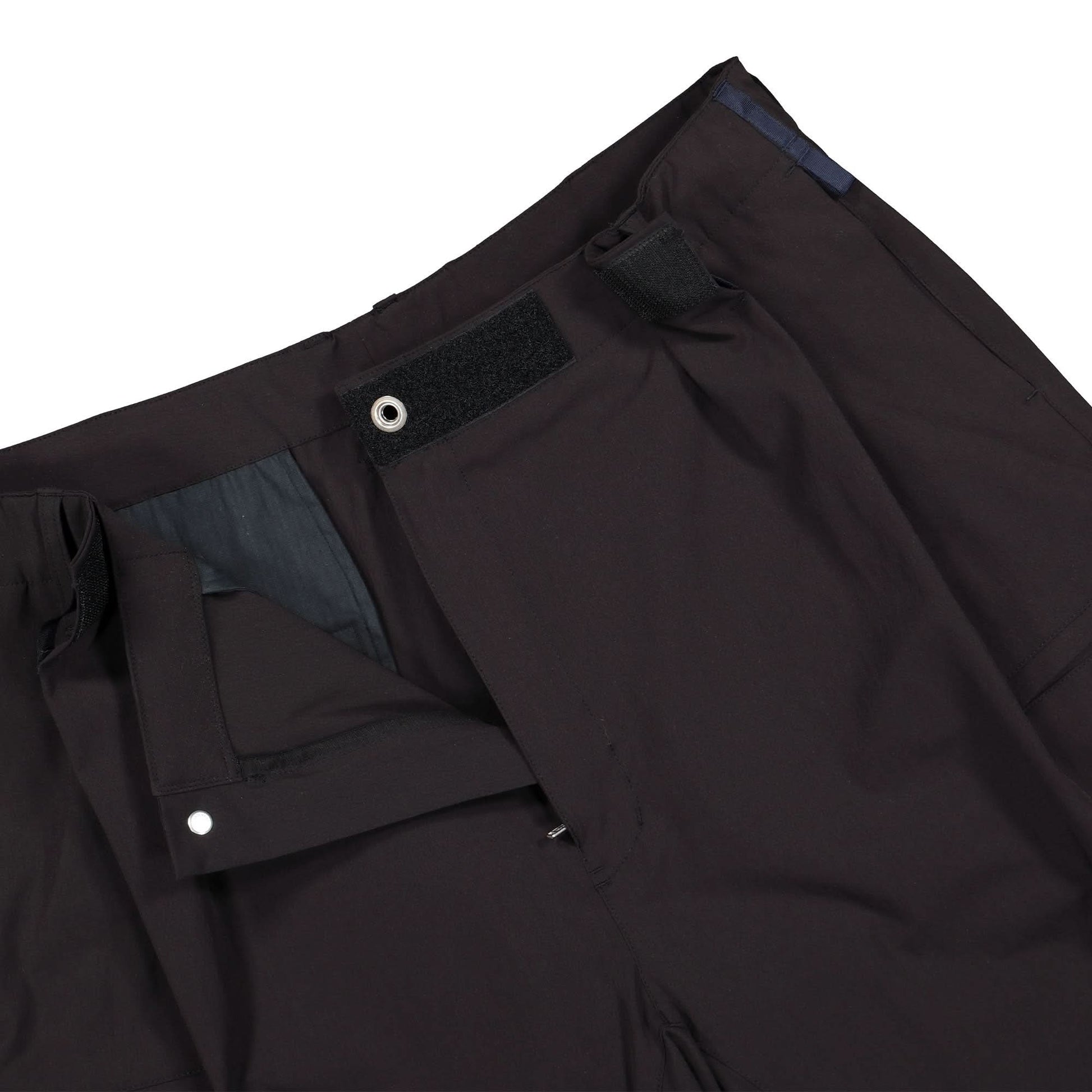Poliquant Ultra Wide Easy Detachable Pants Black Detail view 3 | Gate