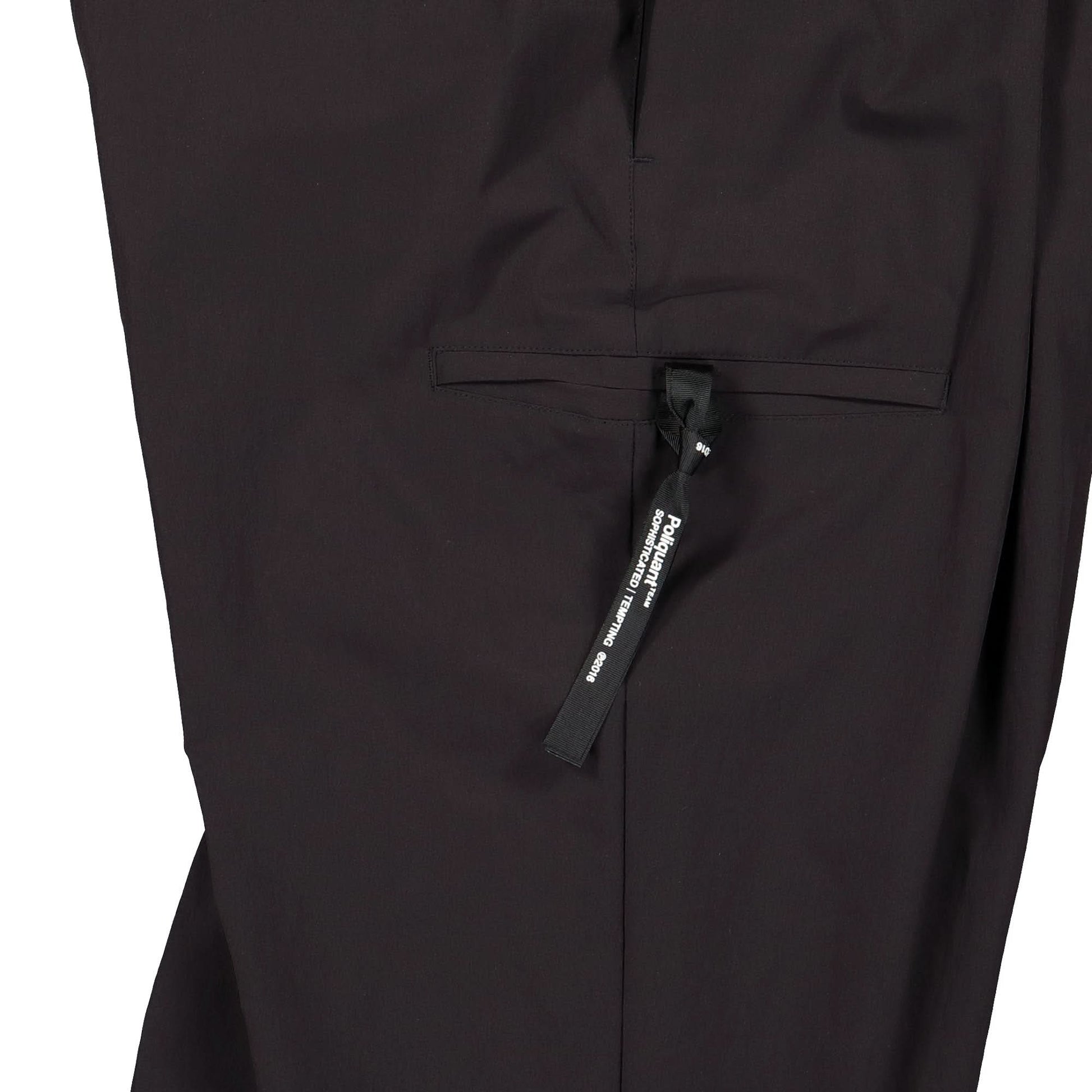 Poliquant Ultra Wide Easy Detachable Pants Black Detail view 4 | Gate