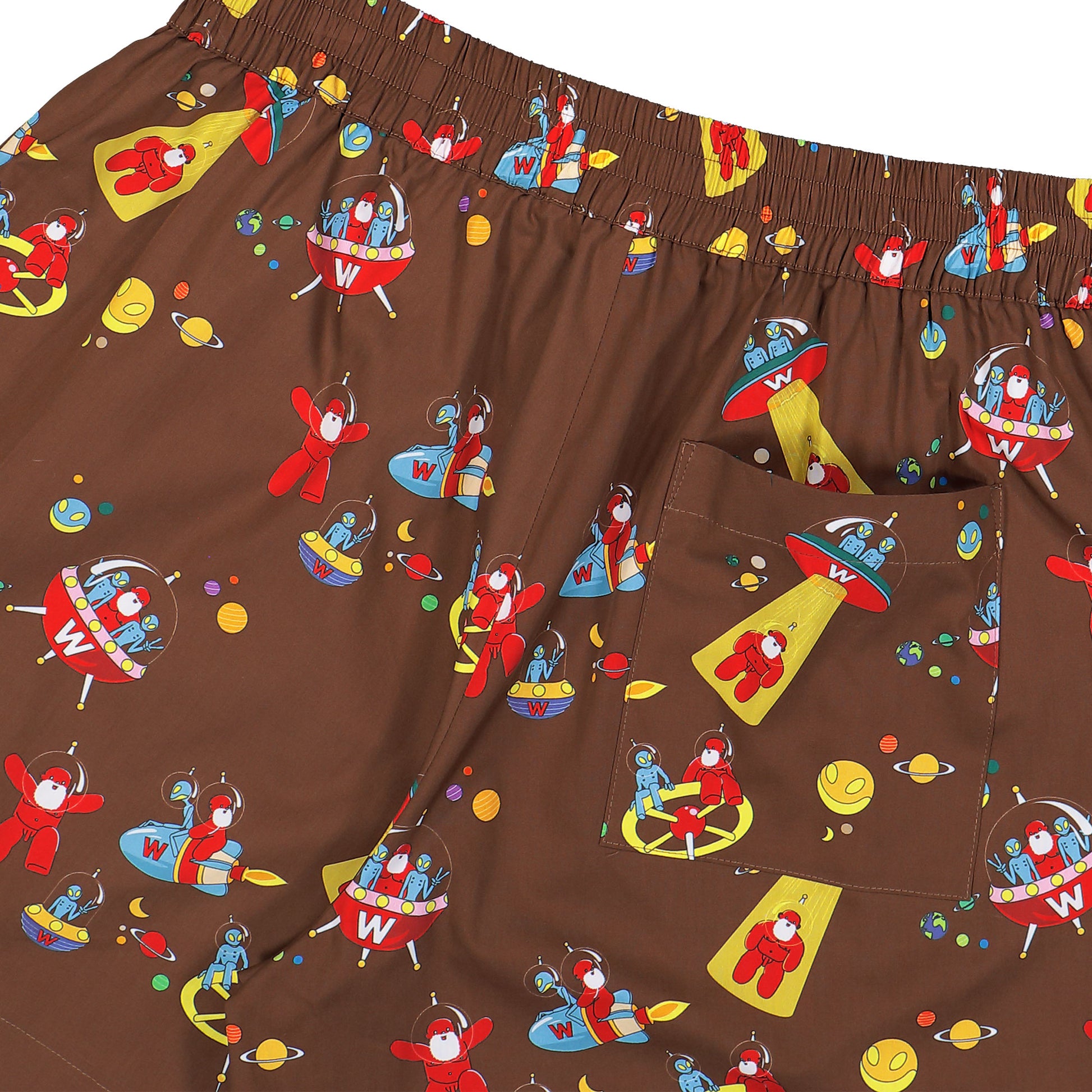 Walter Van Beirendonck Basic Shorts Friar Brown Shorts 2010 / CC23 Detail View 5 | GATE