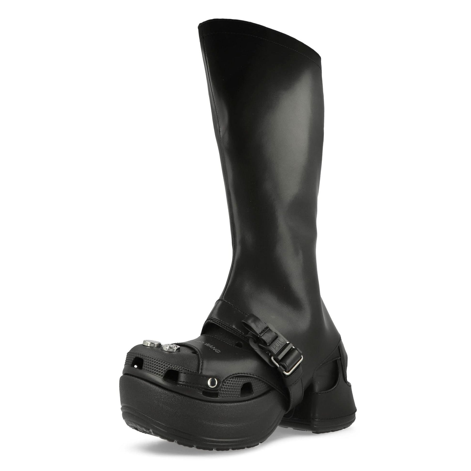 Crocs Siren Clog Black Boots Detail view 4 | Gate