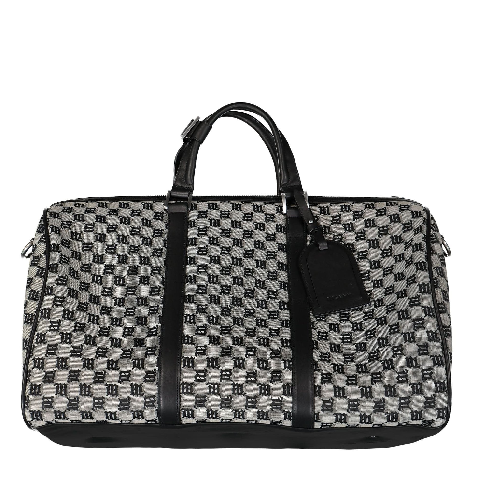 MISBHV Jacquard Monogram Weekender Bag Multicolor Detail view 1 | Gate