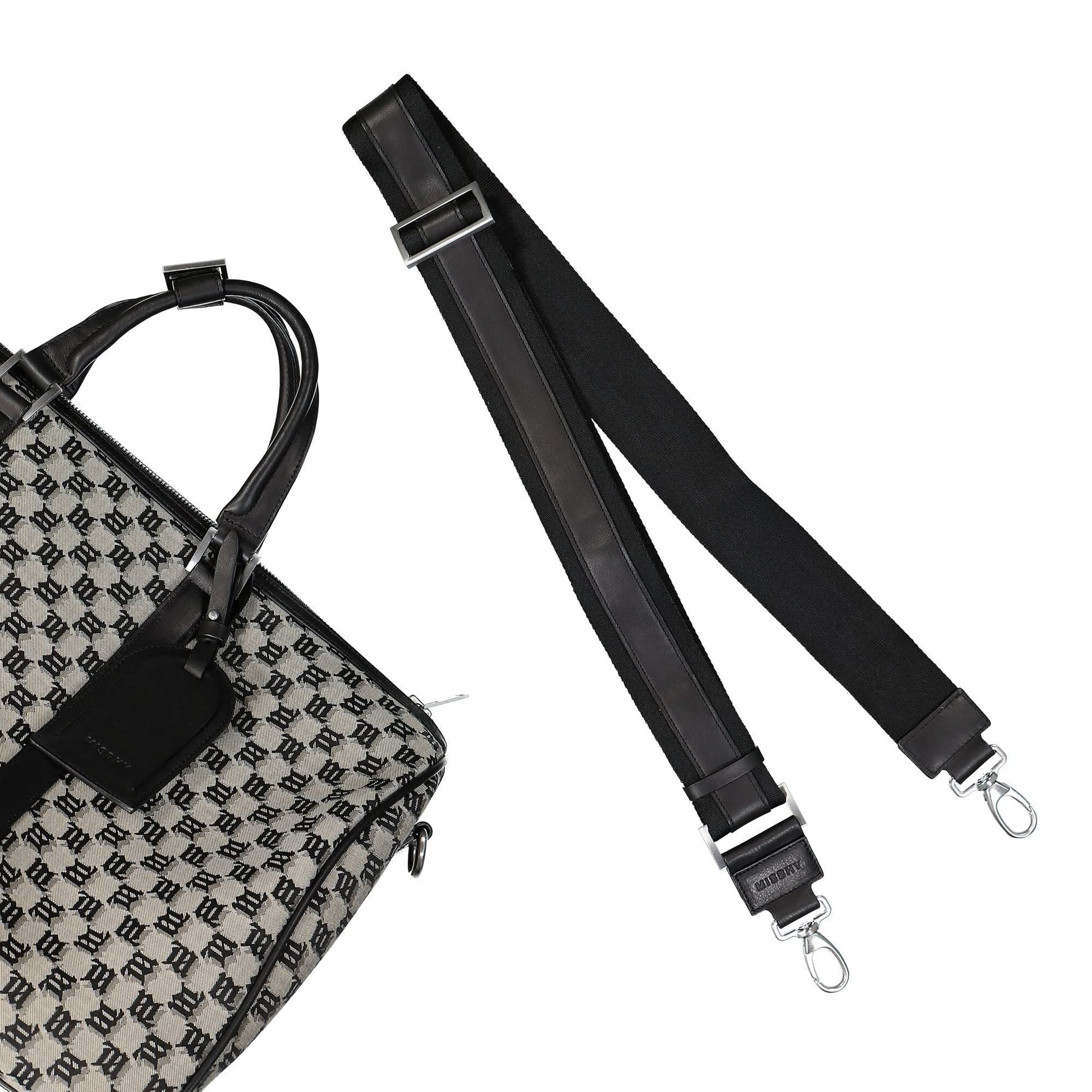 MISBHV Jacquard Monogram Weekender Bag Multicolor Detail view 7 | Gate