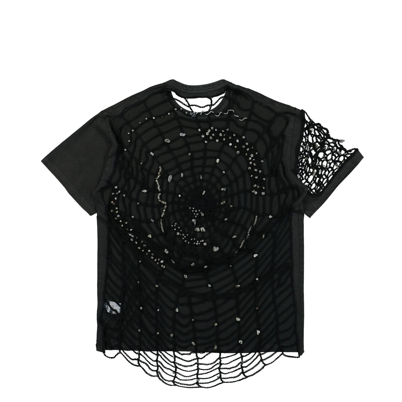 MISBHV Crochet T-Shirt Black Black Detail view 1 | Gate