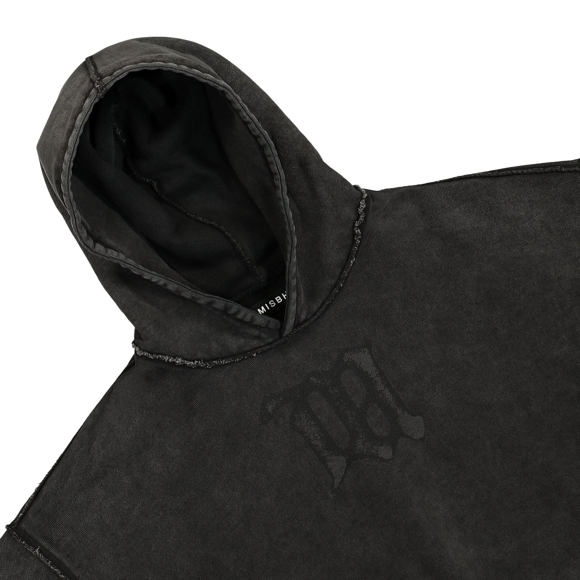 MISBHV Signature Hoodie Black Detail view 3 | Gate