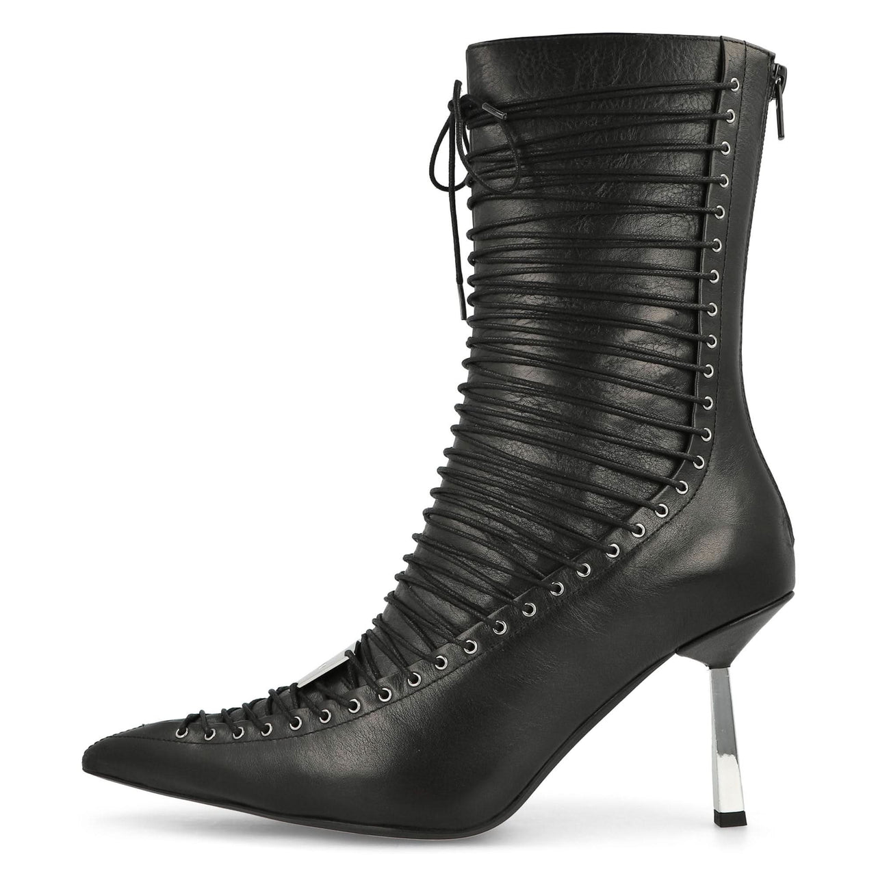 MISBHV High Heel Anastazja Ankle Boot Black Boots Detail view 1 | Gate