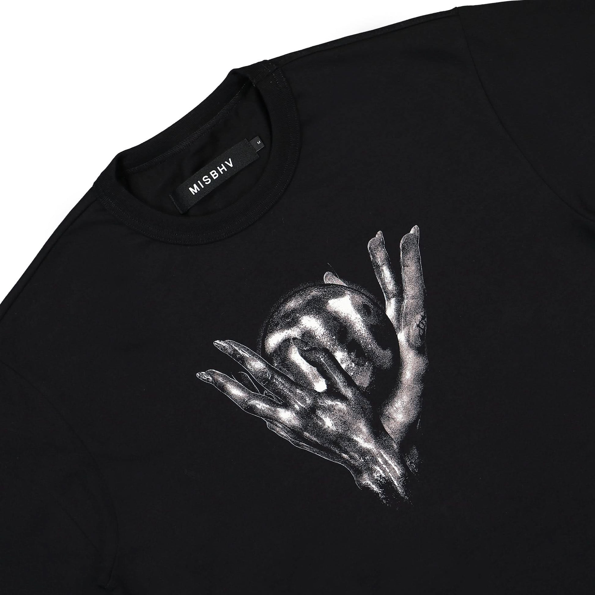 MISBHV The Dark Echo T-Shirt Black Detail view 3 | Gate