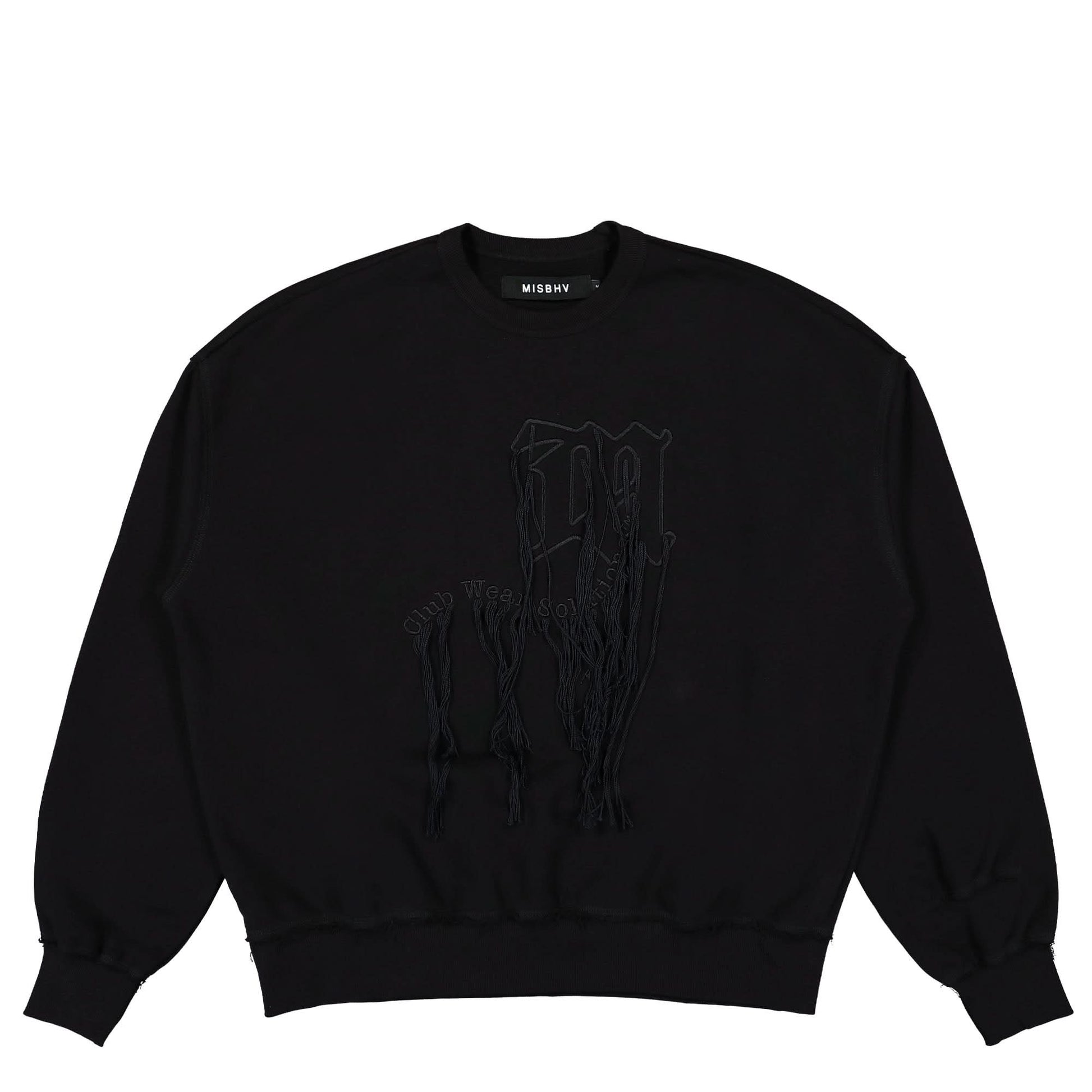 MISBHV CWS2 Crewneck Black Detail view 1 | Gate