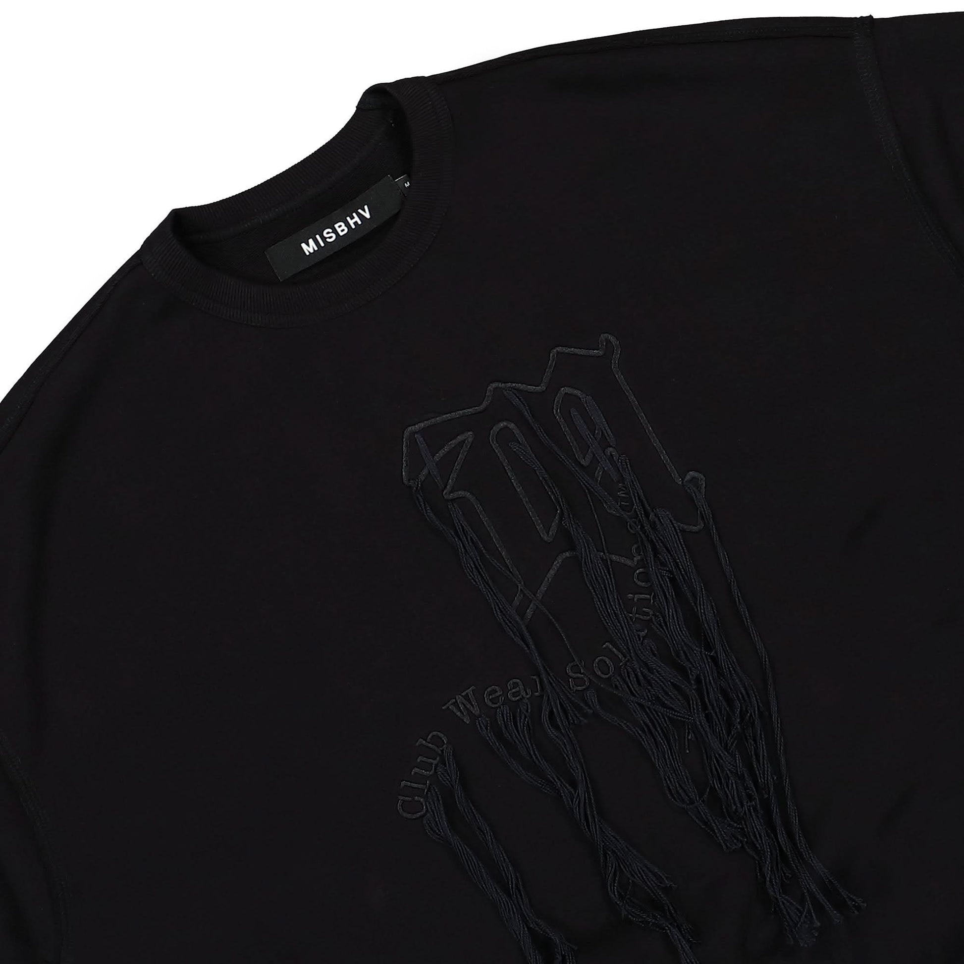 MISBHV CWS2 Crewneck Black Detail view 3 | Gate
