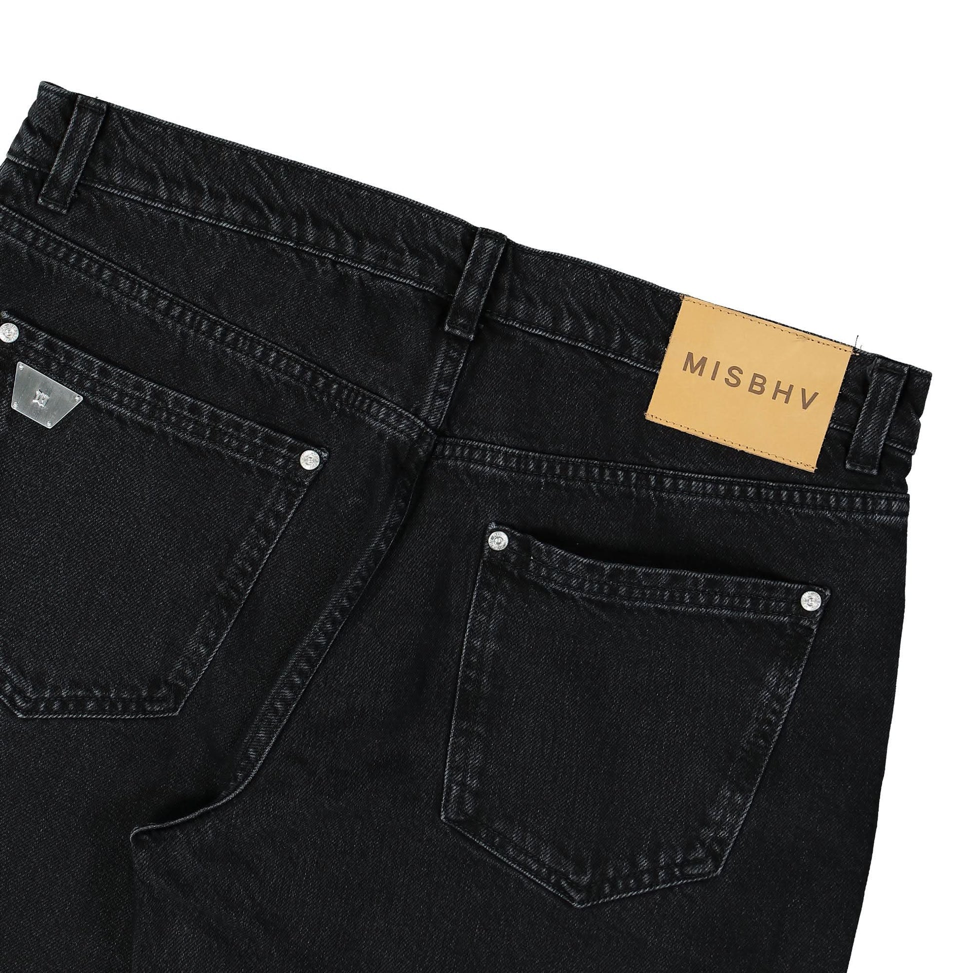 MISBHV Dark Room Carpenter Trousers Black Detail view 5 | Gate