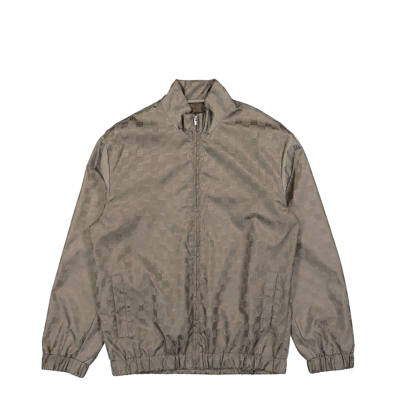 MISBHV Nylon Monogram Track Jacket Grey Detail view 1 | Gate