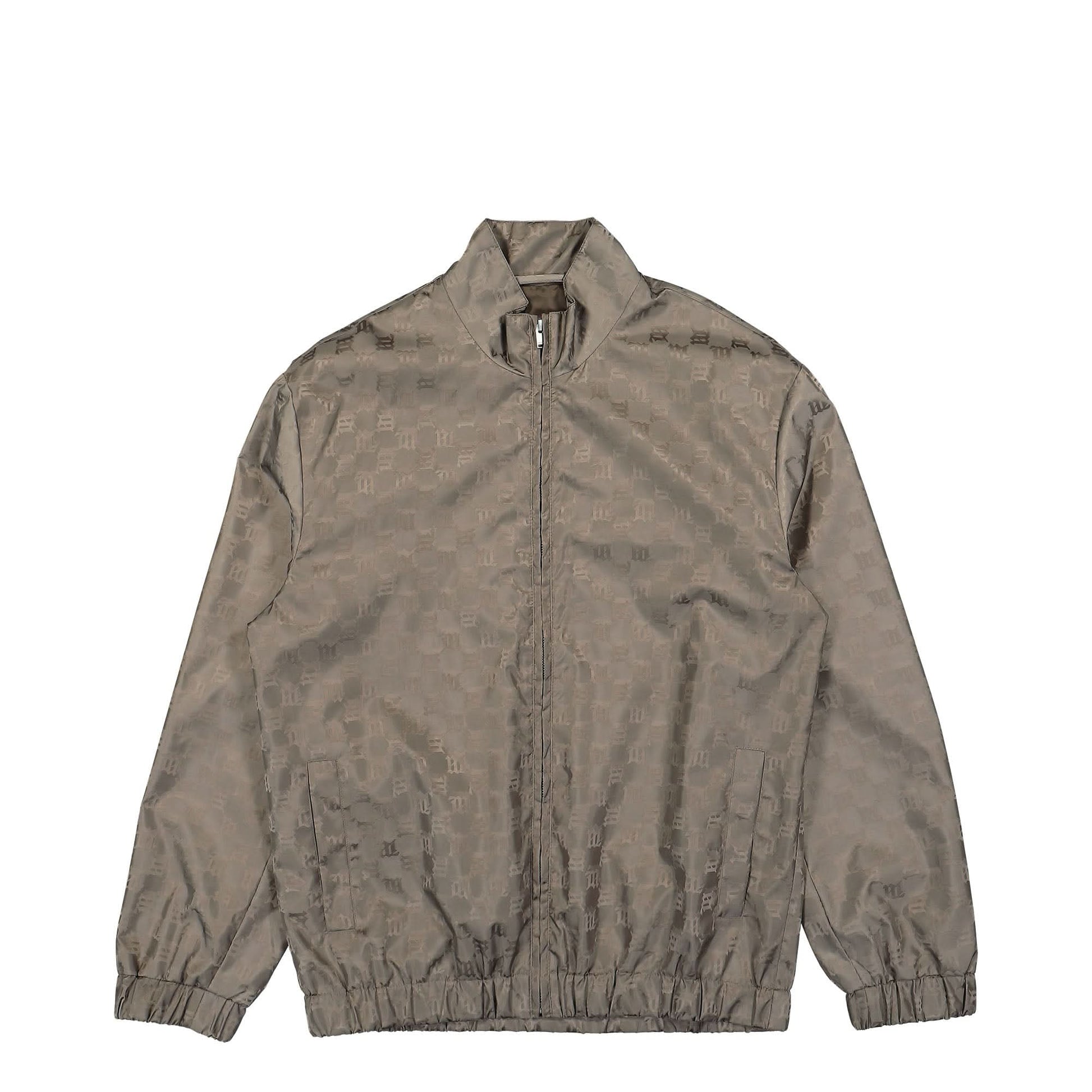 MISBHV Nylon Monogram Track Jacket Grey Detail view 1 | Gate