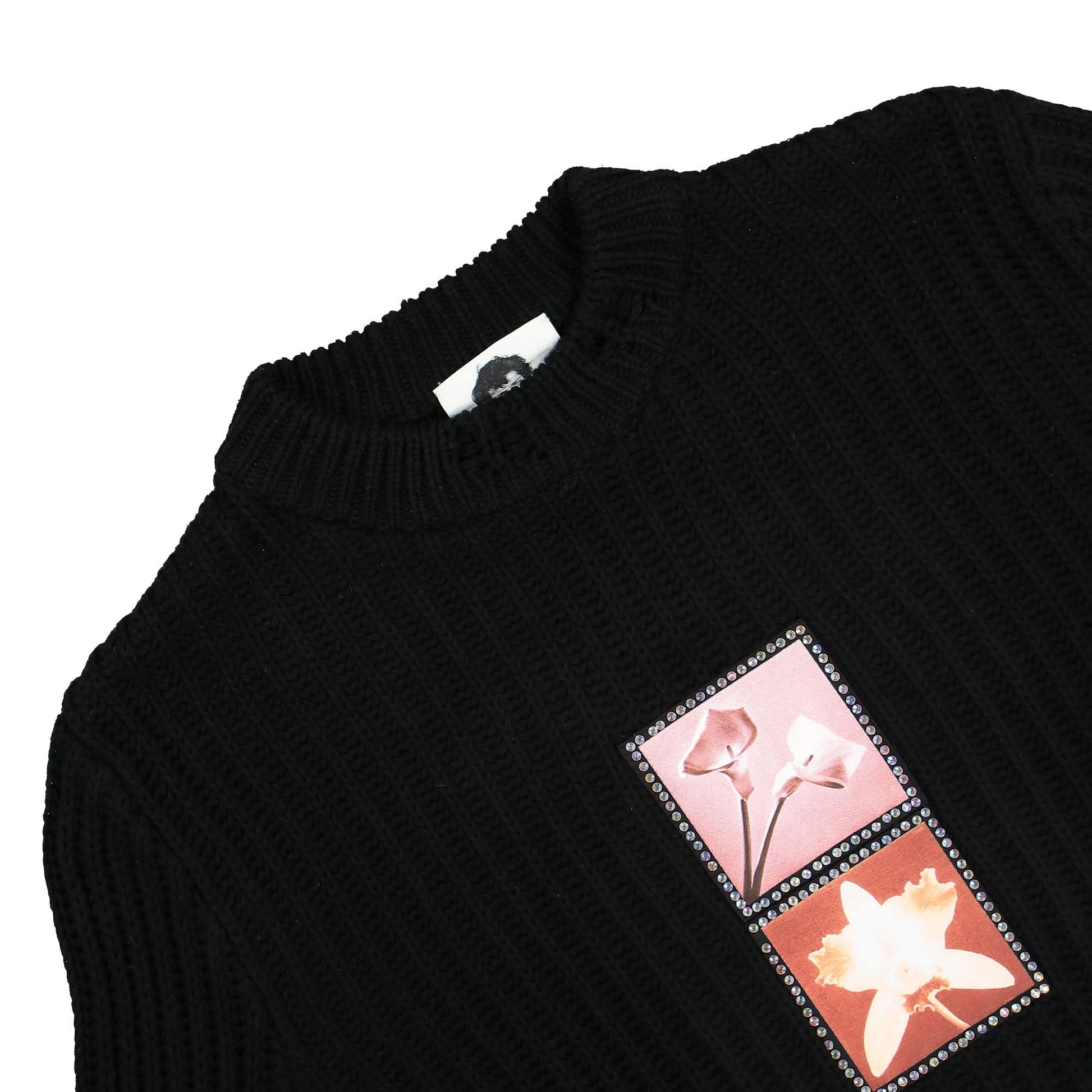 MISBHV Lily Orchid Sweater Black Detail view 3 | Gate